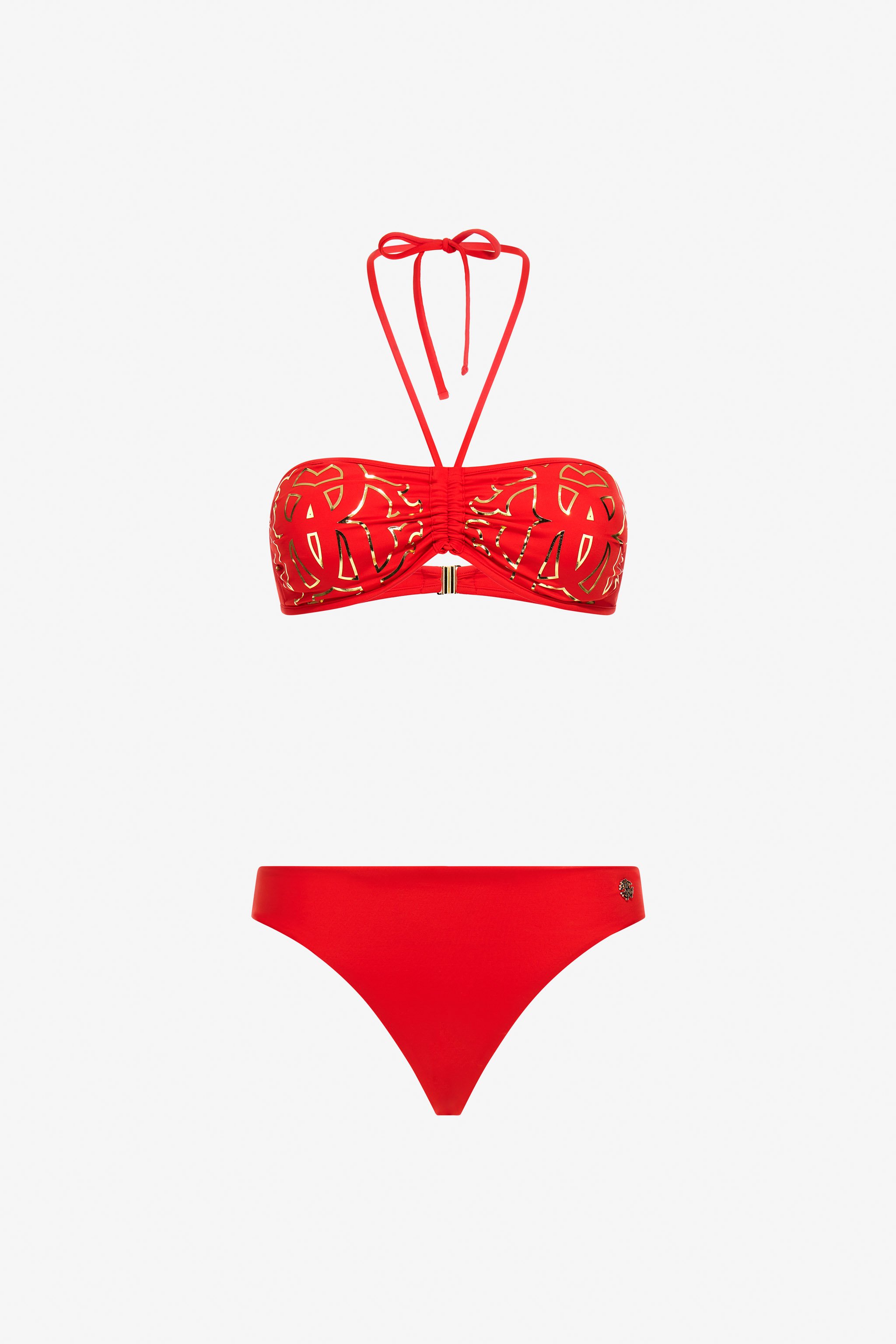 Roberto Cavalli Women's 2-piece Logo Print Bikini Set In Red