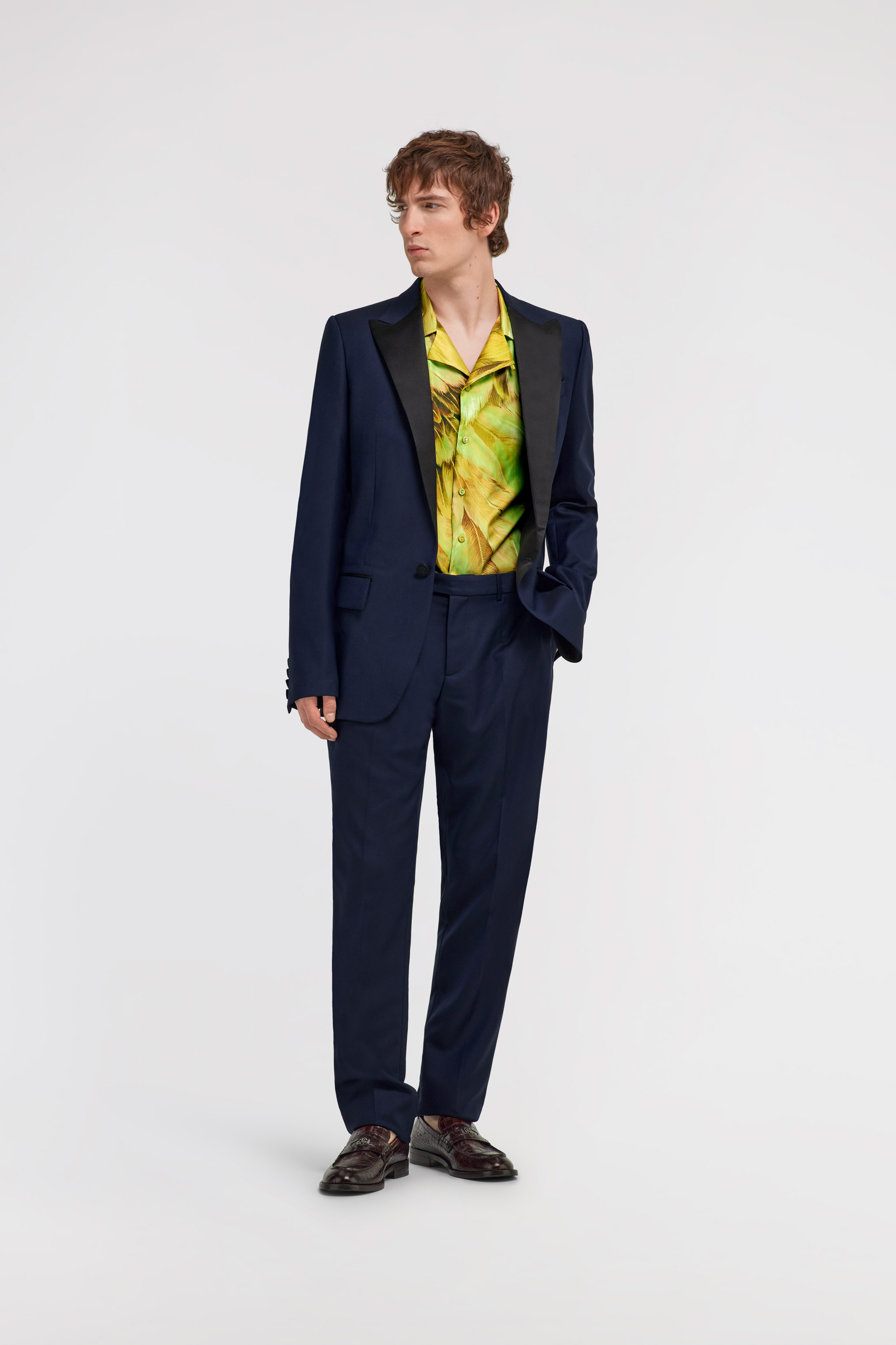 Shop Roberto Cavalli Einreiher In Dark Blue