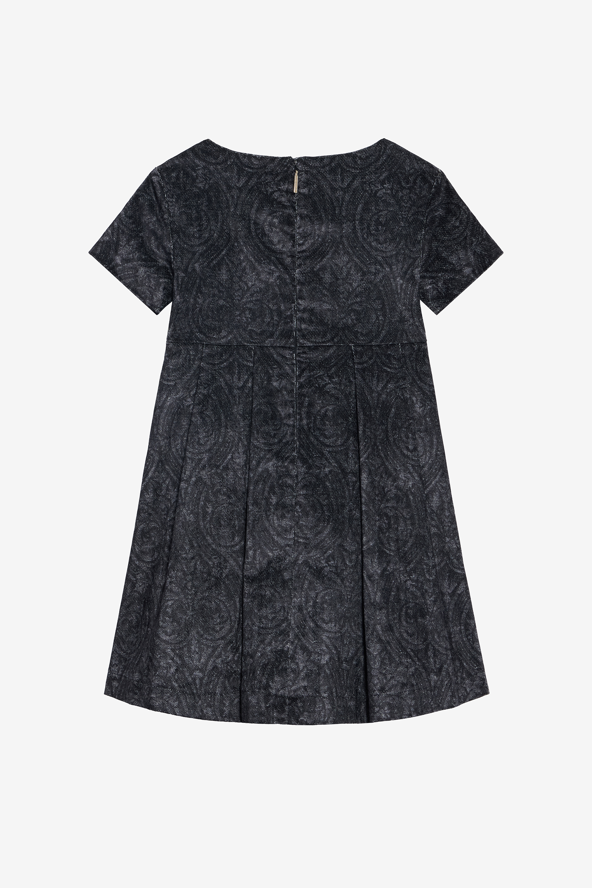 Black Dress with Floral Print