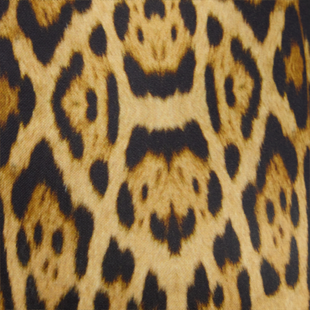Long Dress with Jaguar Skin Print