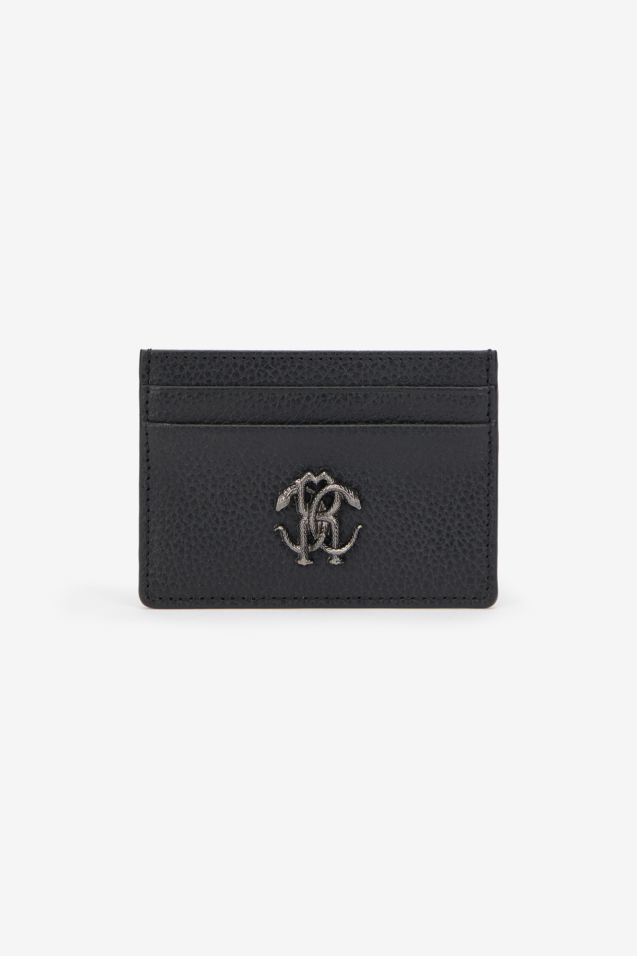 Black Card Case With Monogram RC