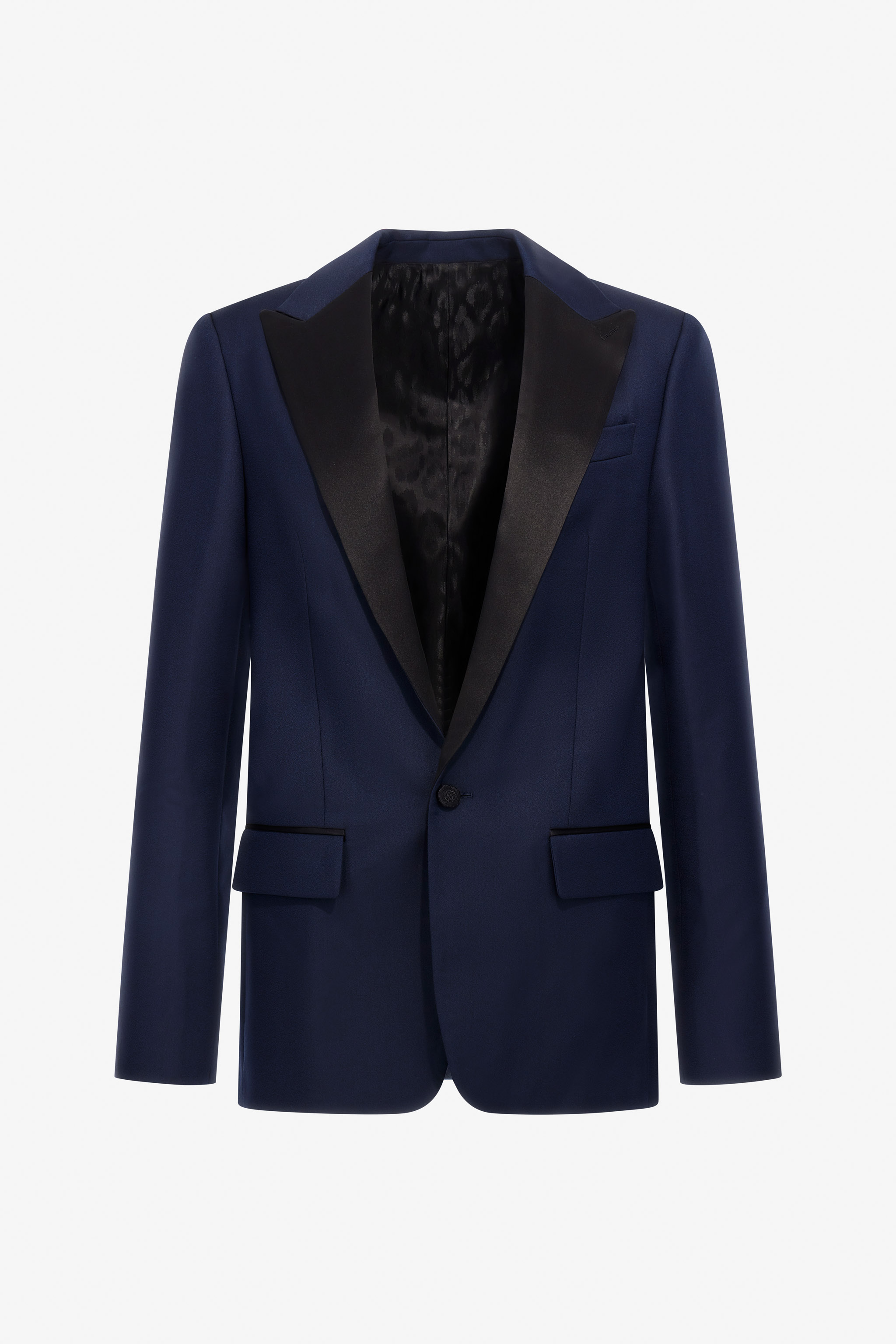 Roberto Cavalli Men's Dark/Blue Single Breasted Jacket - Suits & Blazers