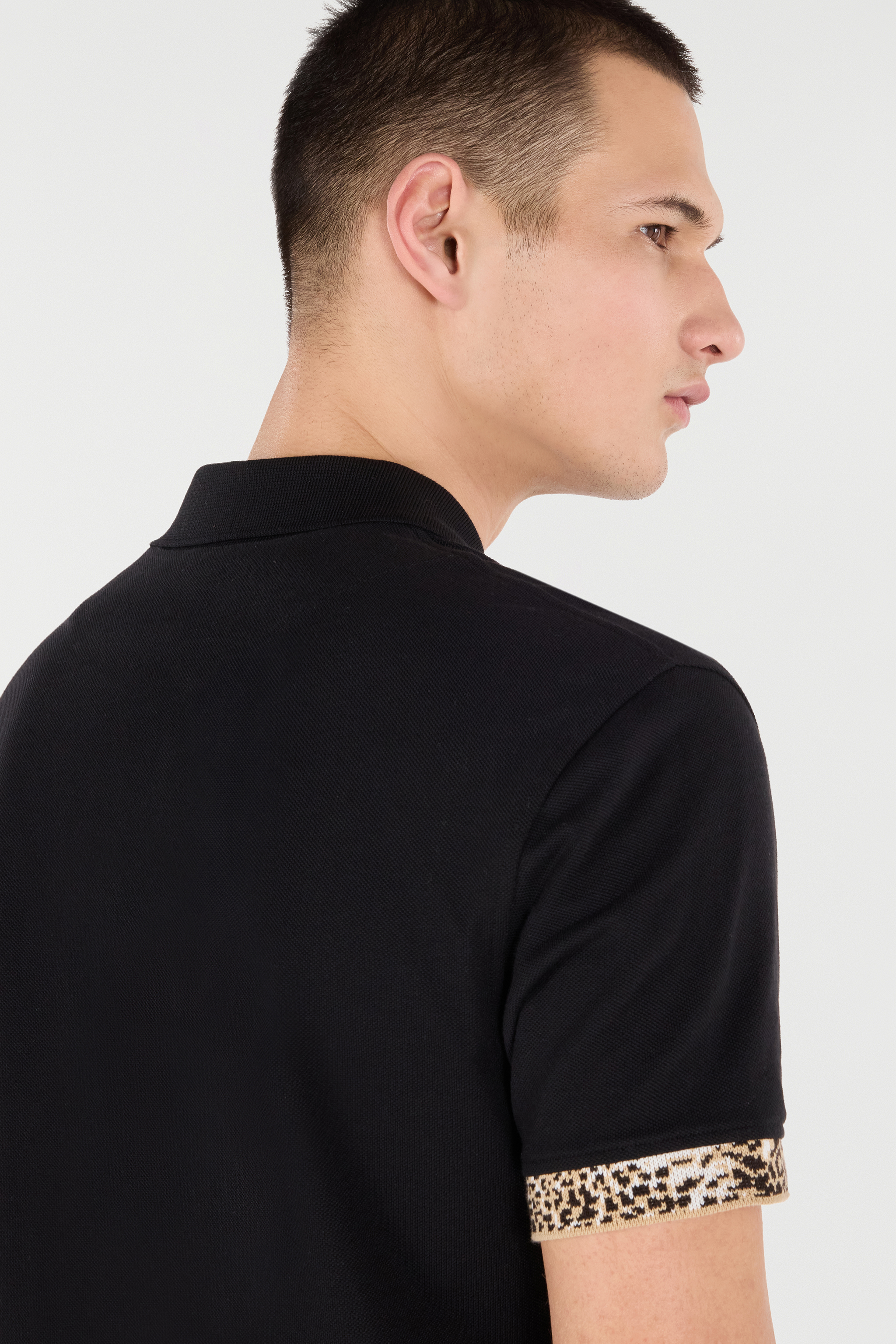 Polo With Jaguar Skin Details