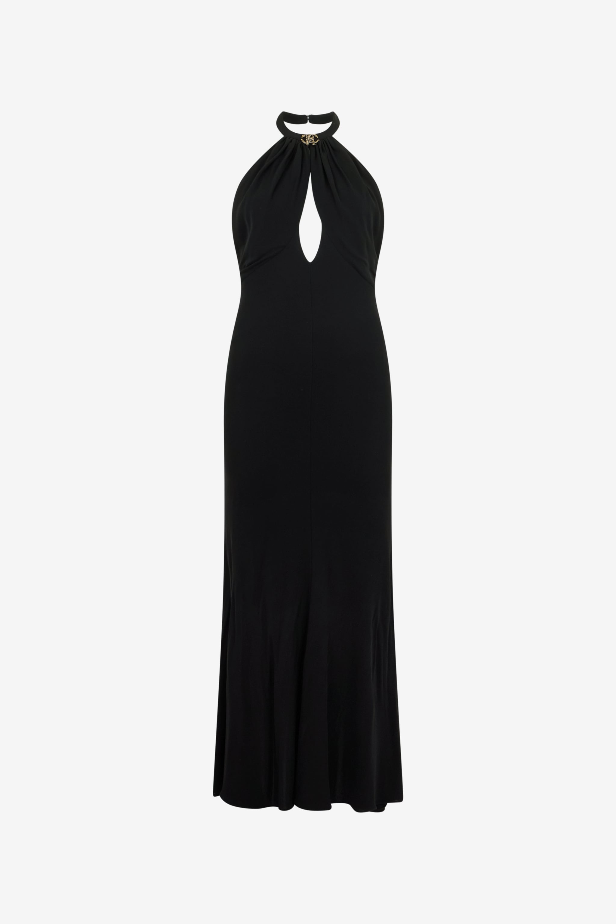 Roberto Cavalli Black Midi Dress