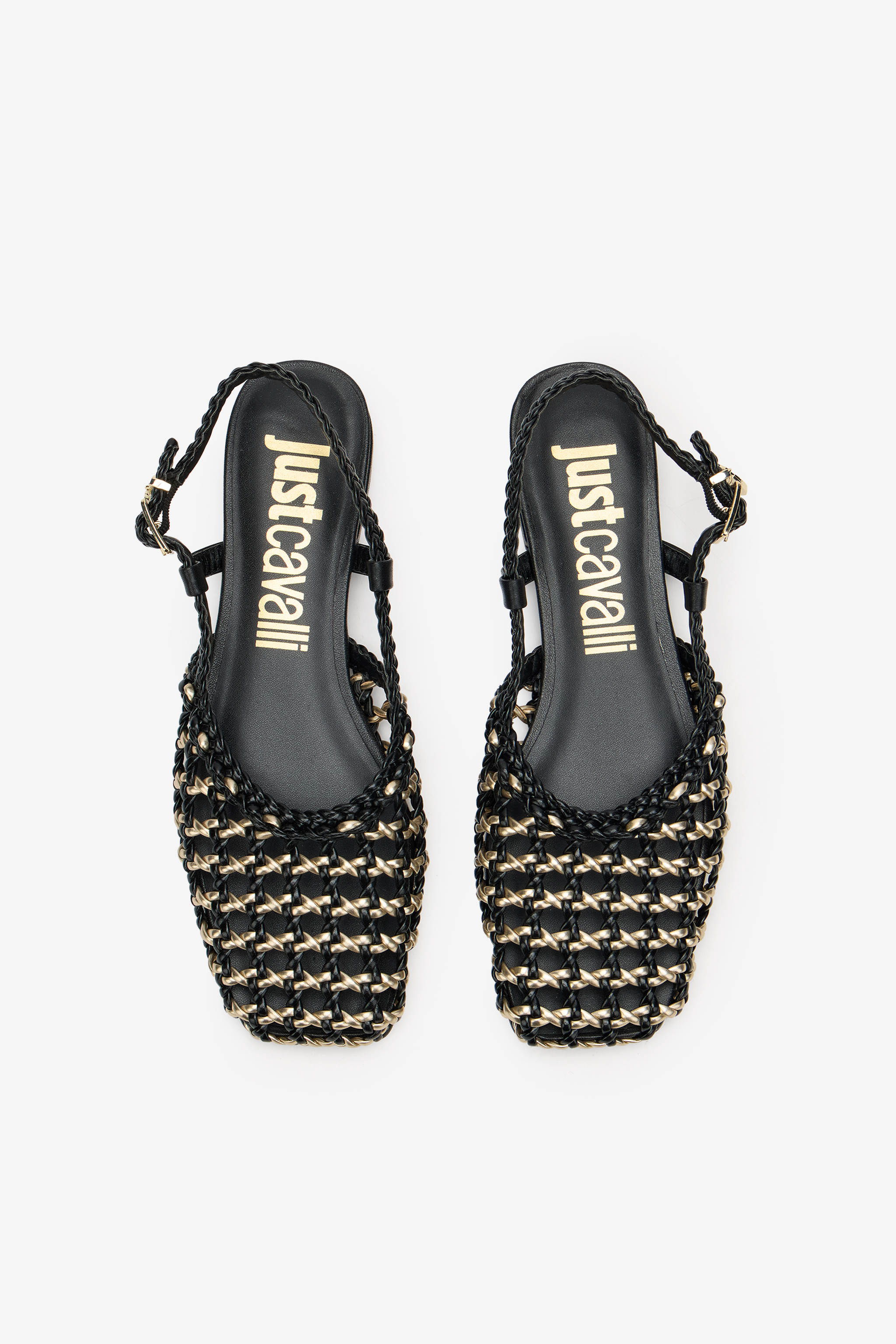 Roberto Cavalli Slingback in Braided Design | Thumbnail 4
