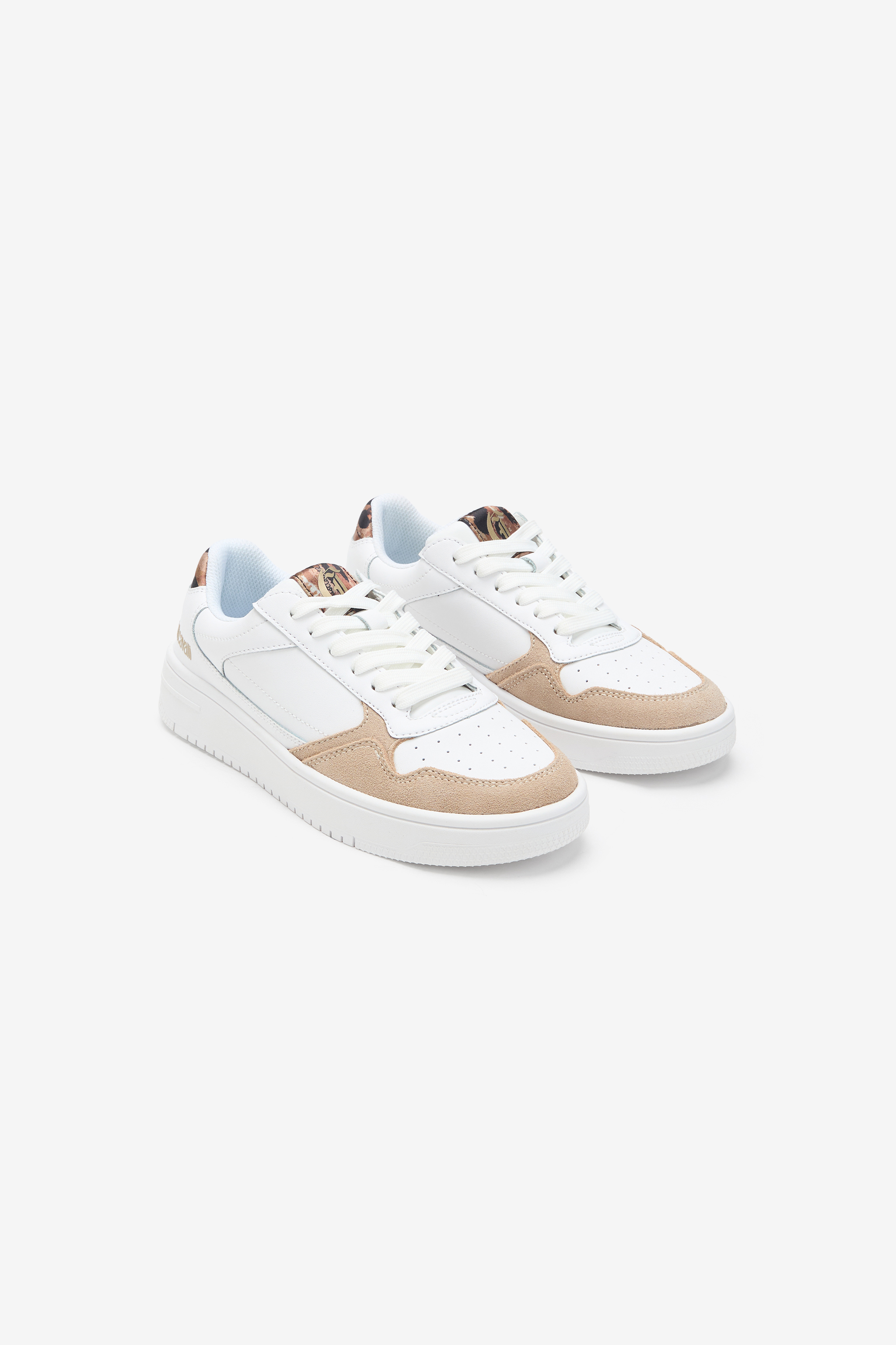 Roberto Cavalli Leather Sneakers