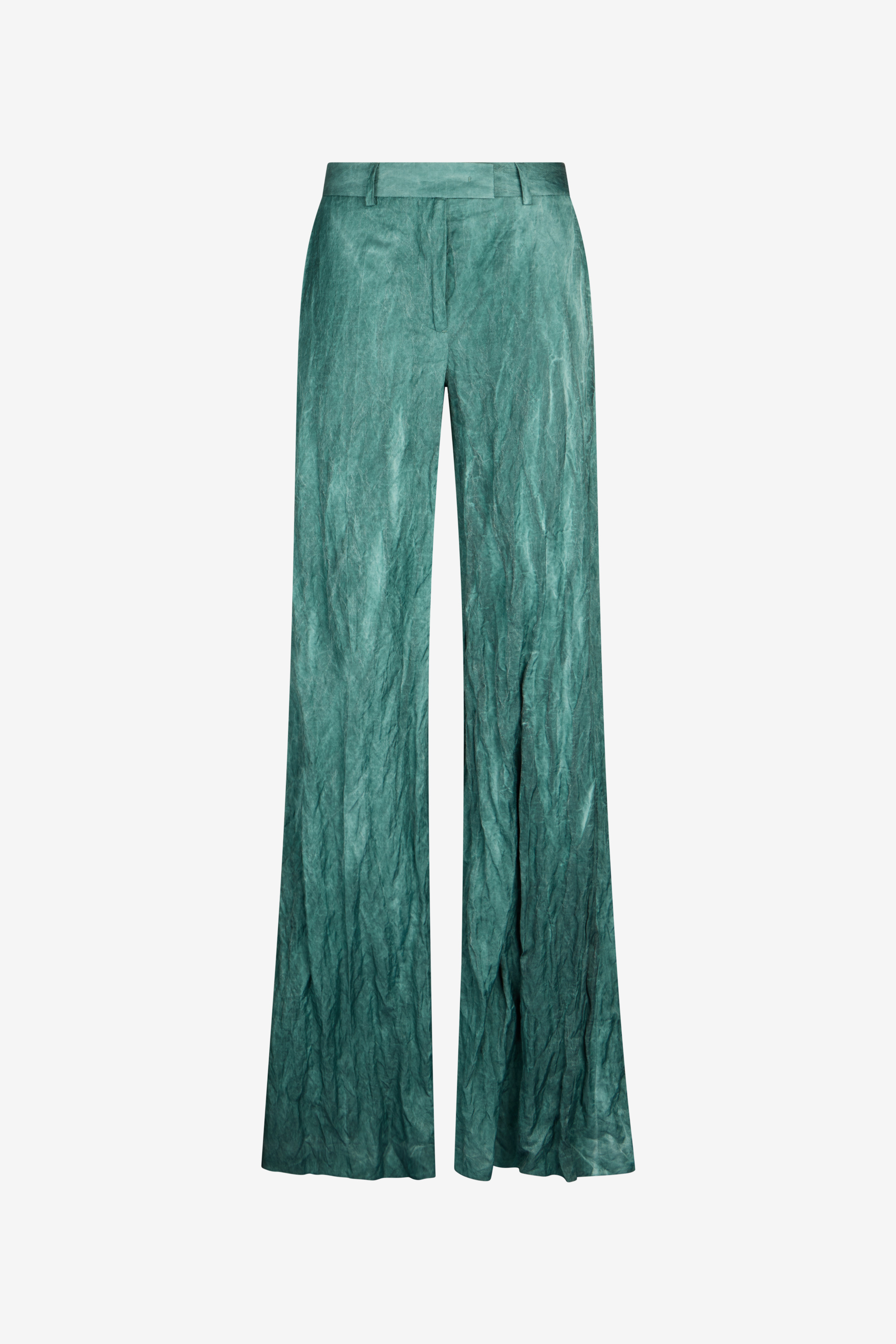Crinkled Texture Trousers