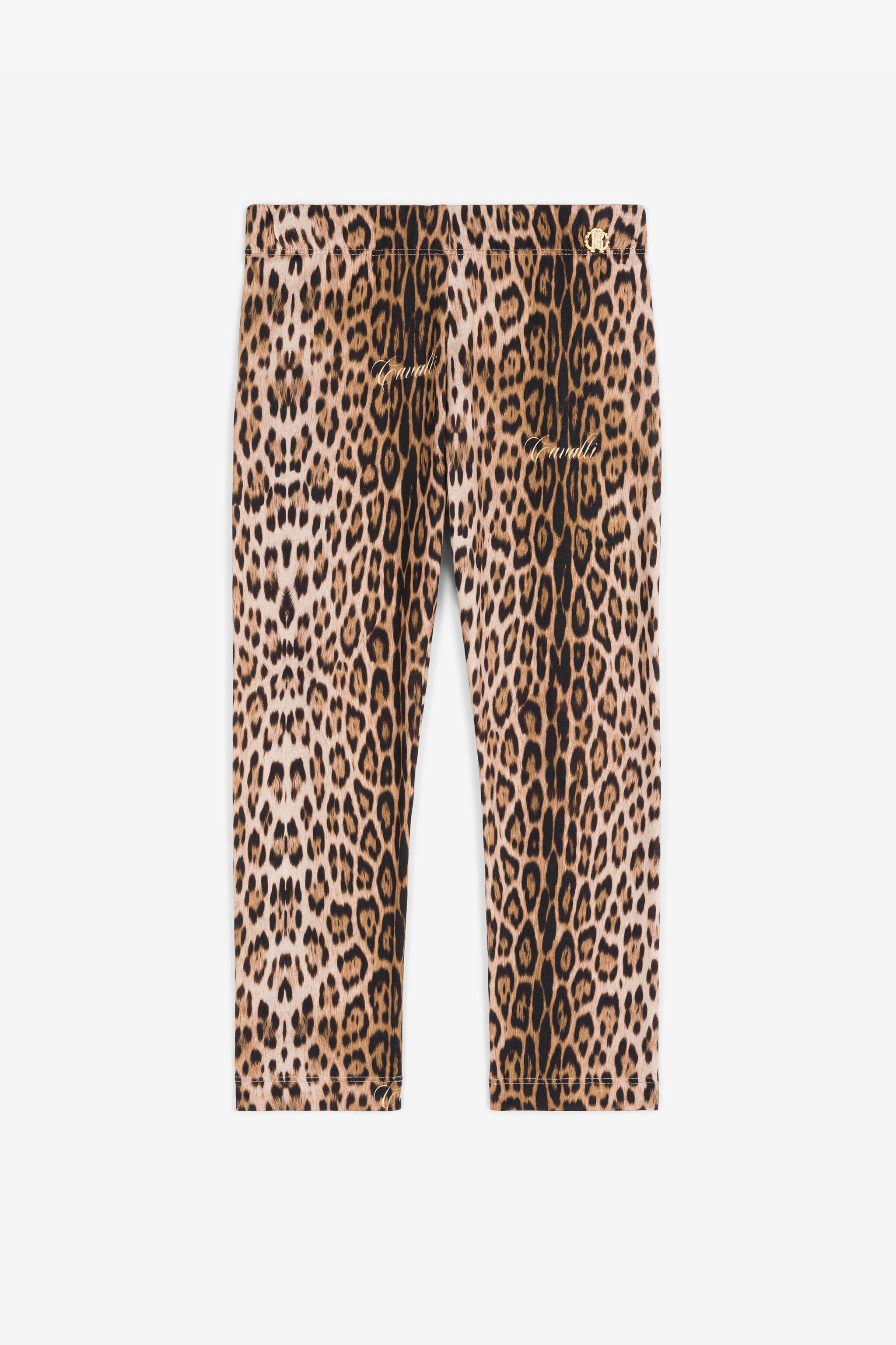 ROBERTO CAVALLI LEGGINGS MIT LEOPARDEN-PRINT