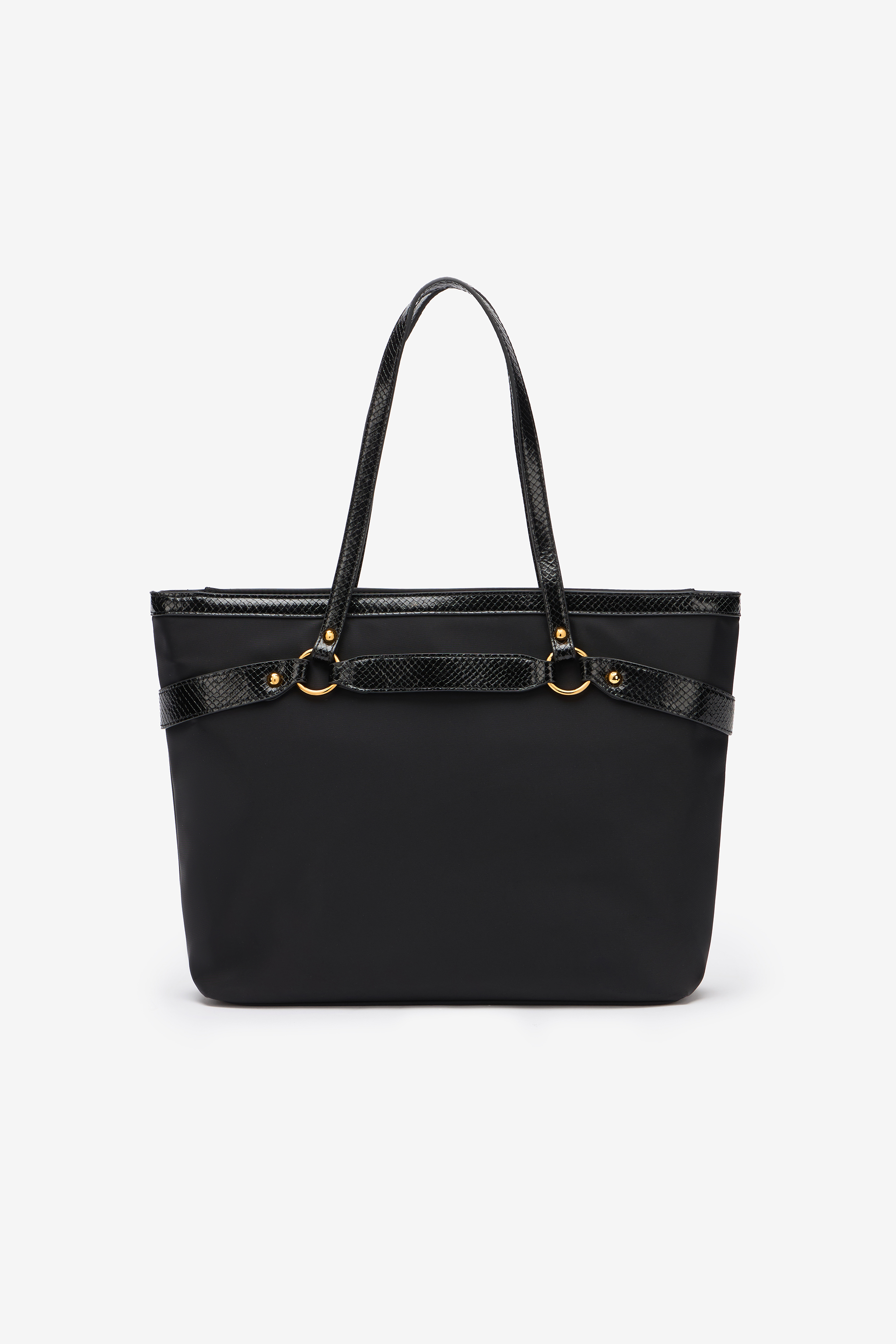 ROBERTO CAVALLI SHOPPER MIT RIEMCHEN 
