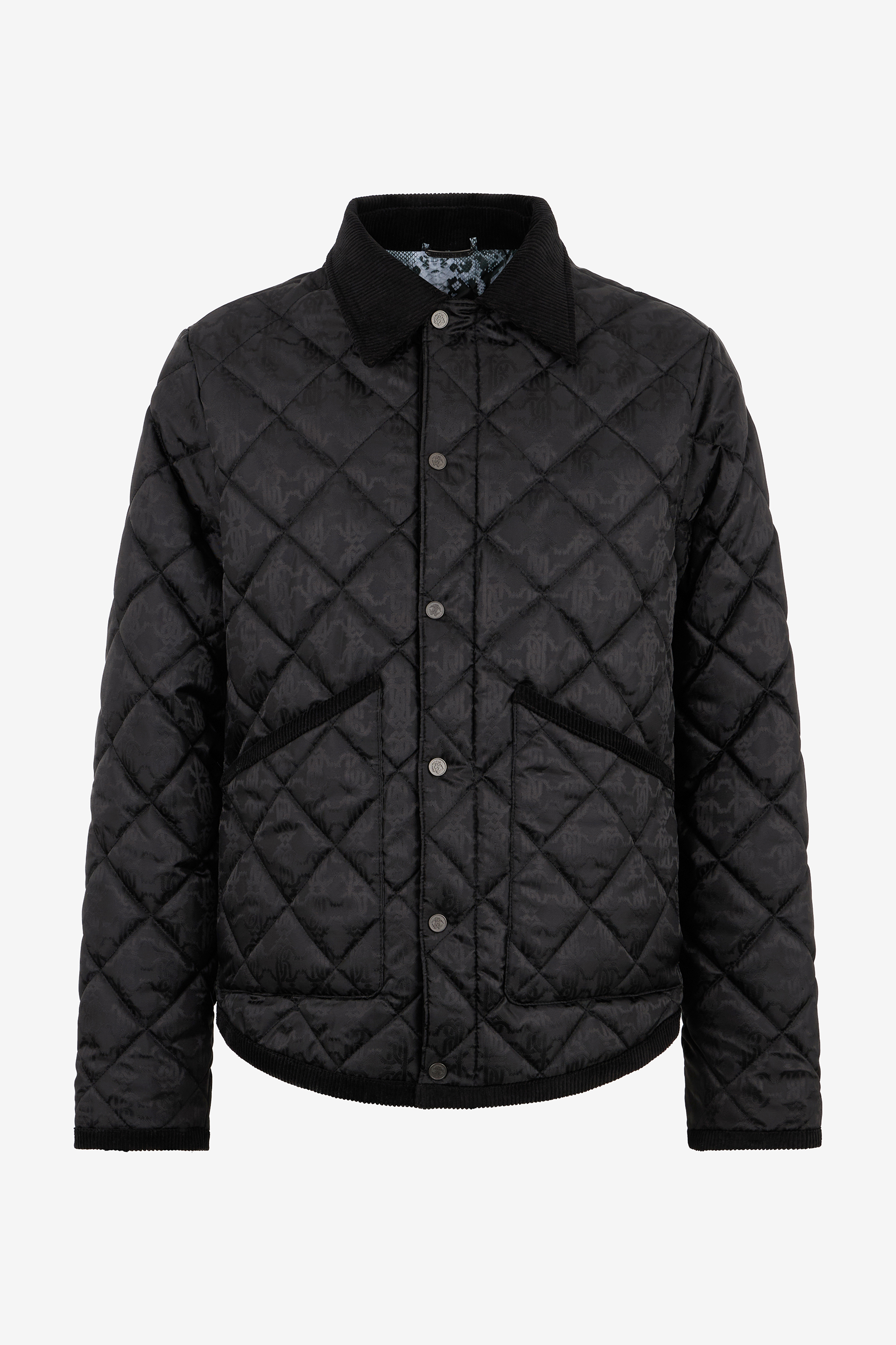 Quilted Down Jacket With Monogram RC