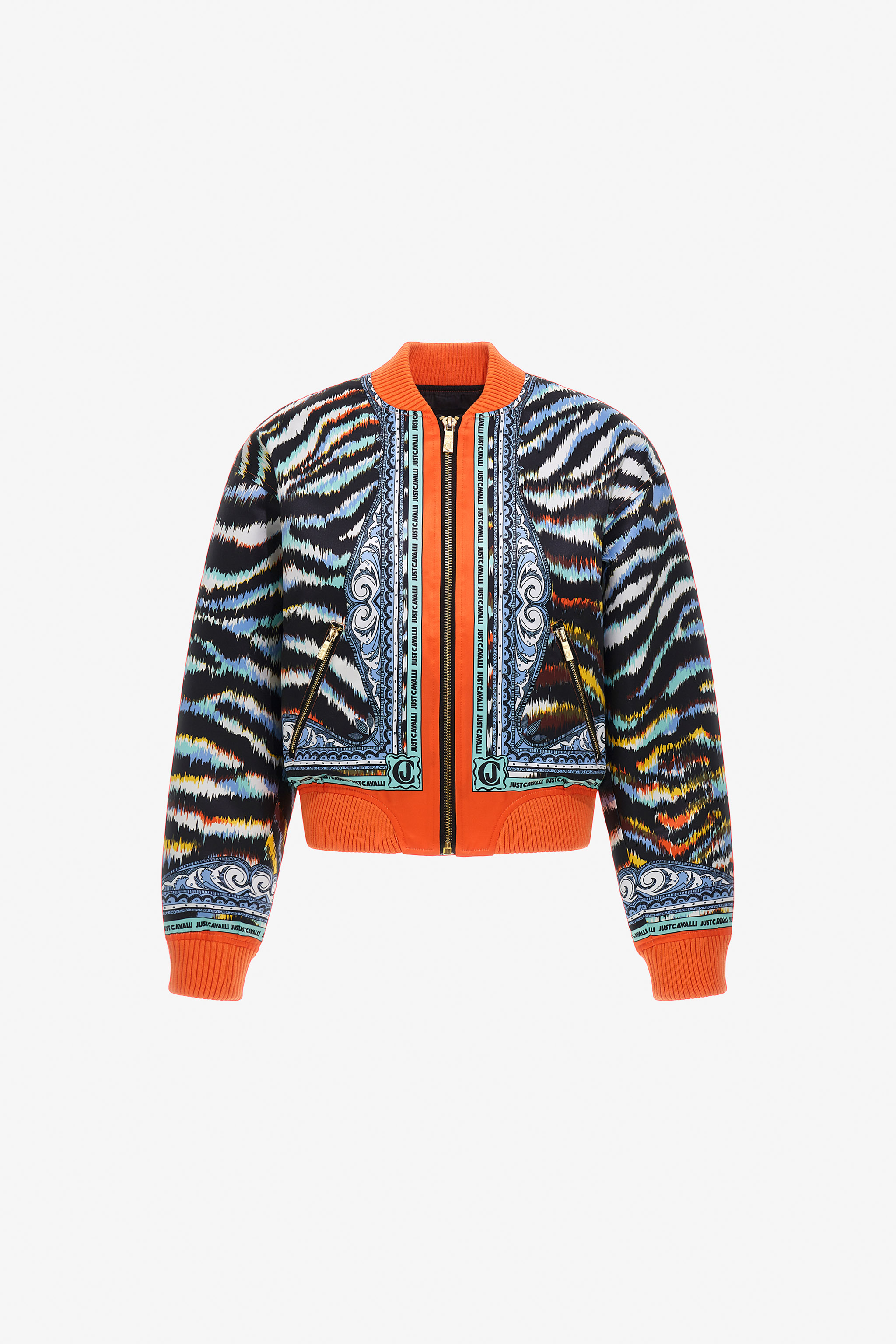 Roberto Cavalli Just Cavalli Bomber In Orange