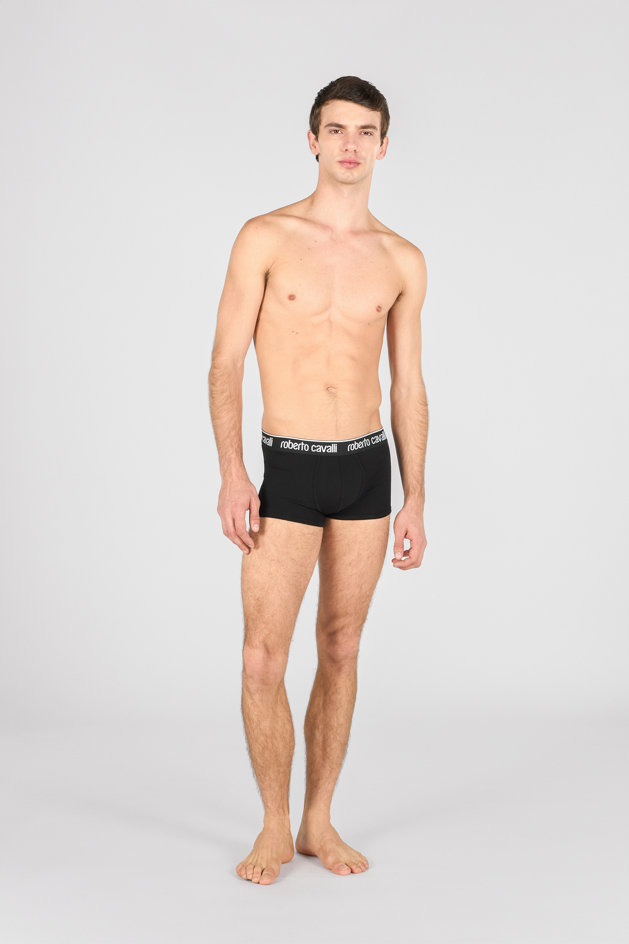 Shop Roberto Cavalli Set Aus Zwei Boxershorts Mit Logoband In Black