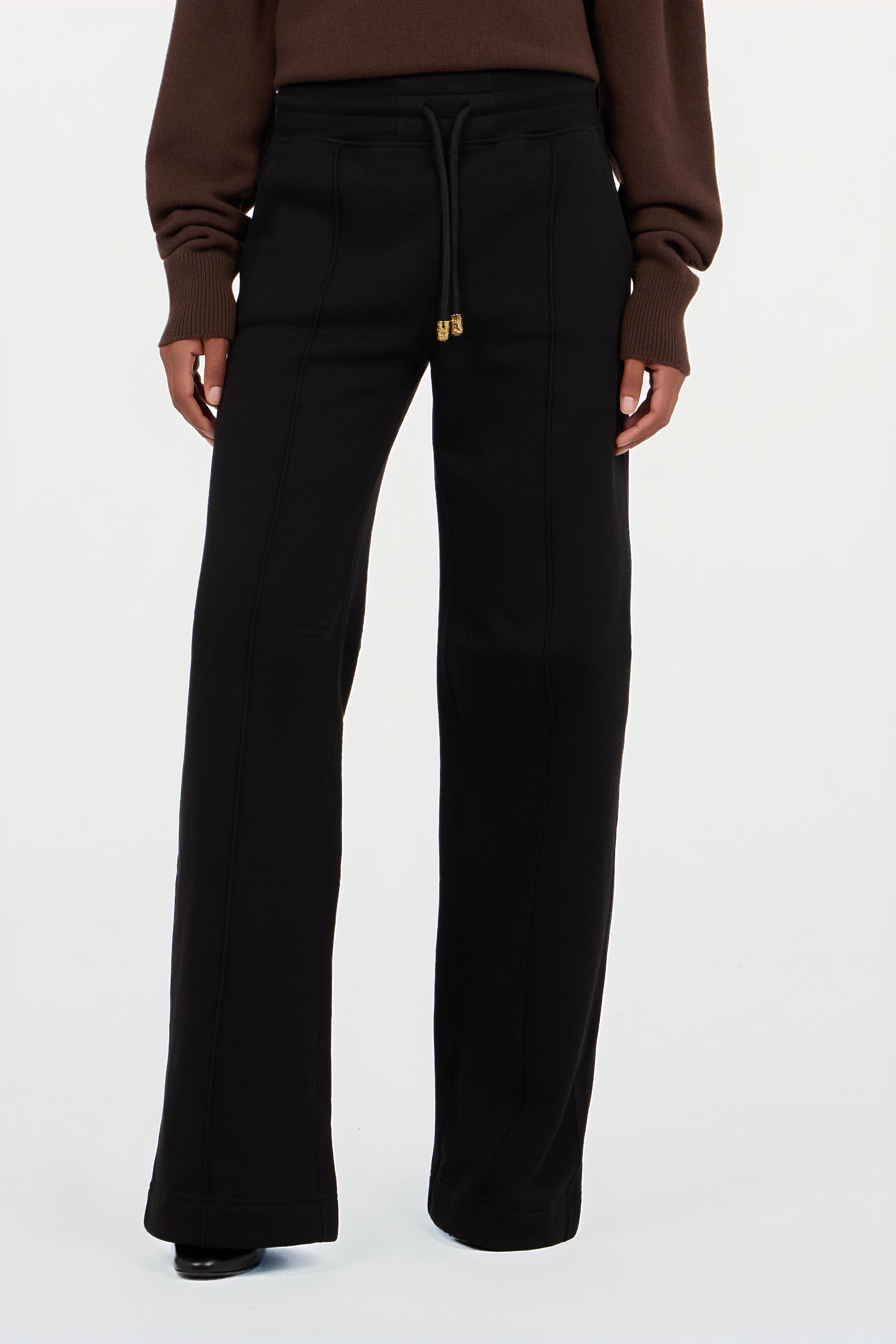 Sports Pants With Central Topstitching