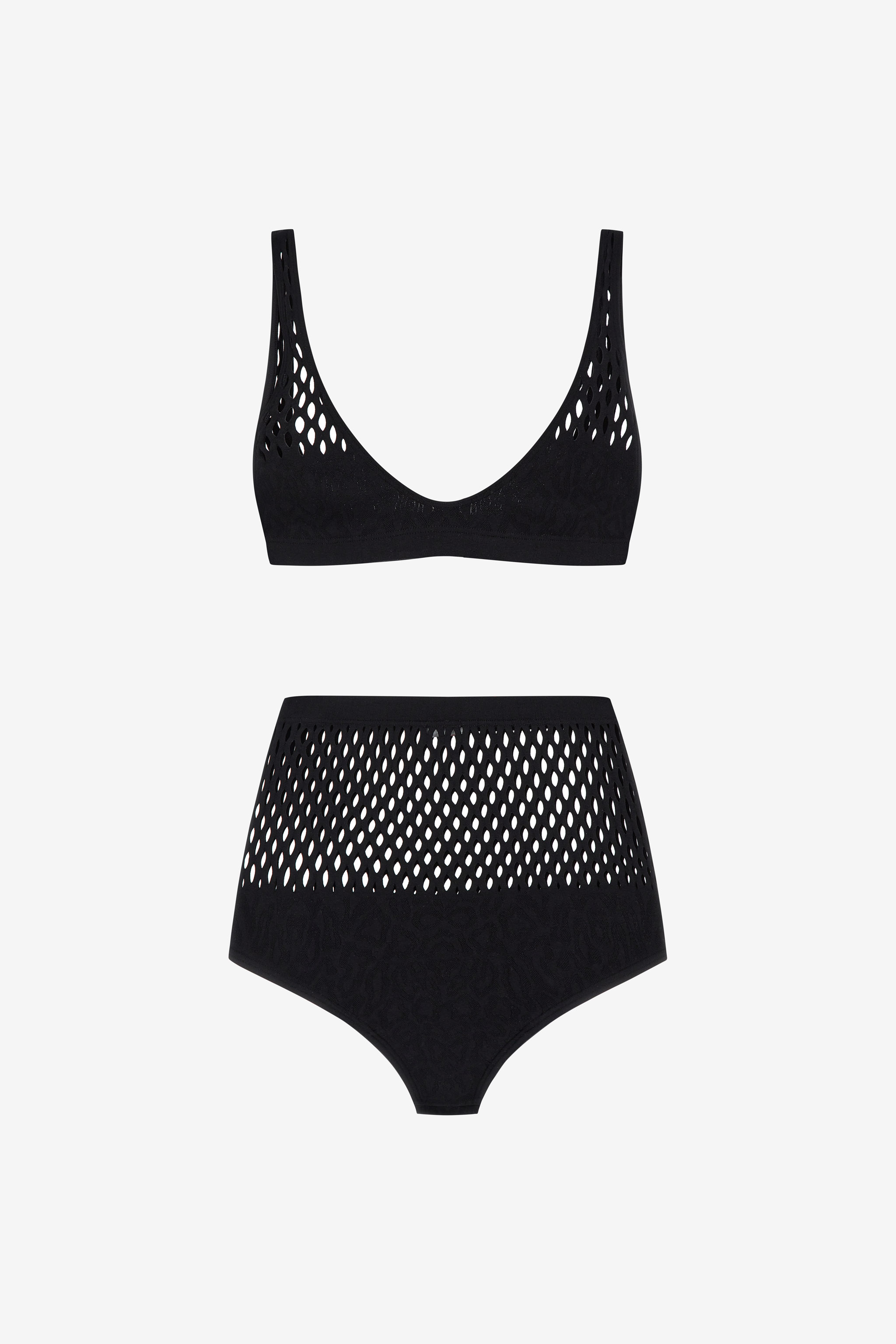 Roberto Cavalli Black Knit Bikini Female Italy - Female - Bikinis - Black - One Size - Swimwear - Image 2
