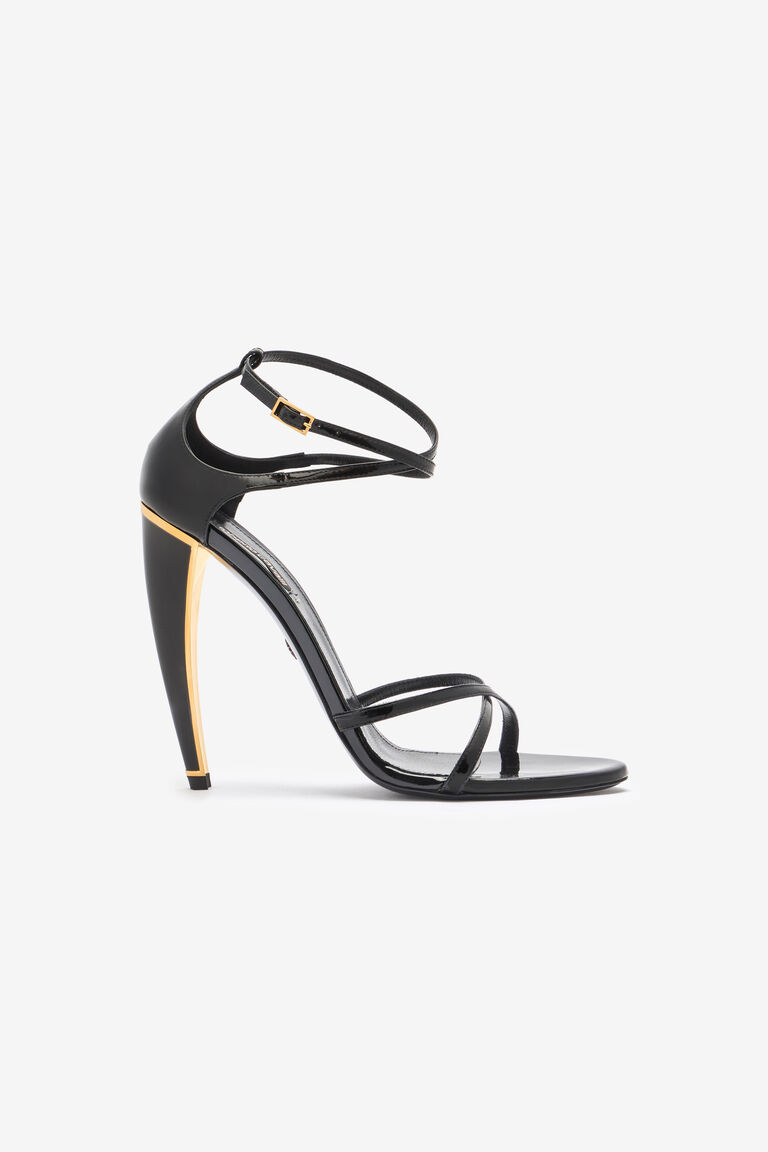 ROBERTO CAVALLI SANDALEN MIT ABSATZ FANG