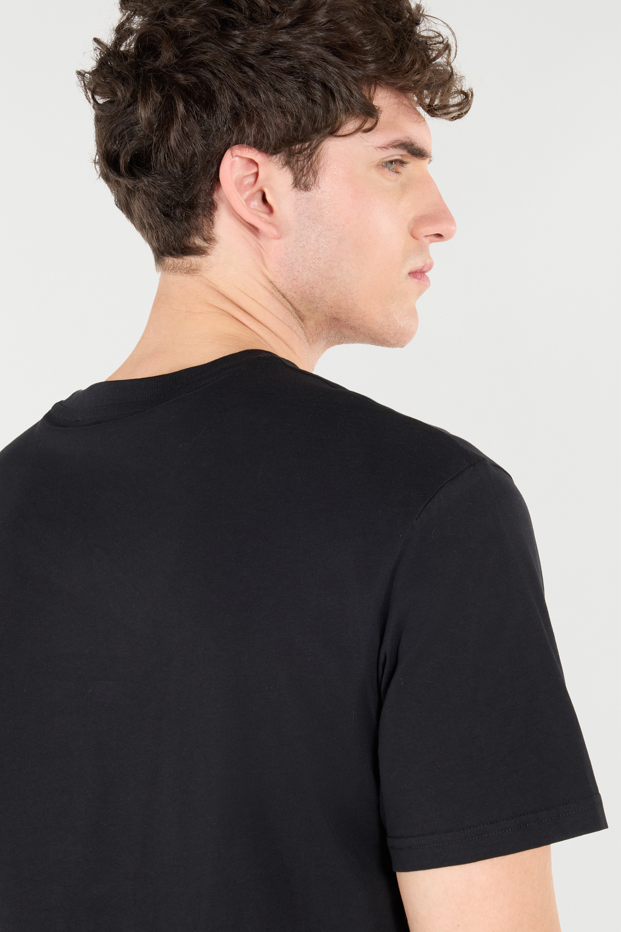 Roberto Cavalli T-shirt With Lightning Bolt And Jaguar In Black