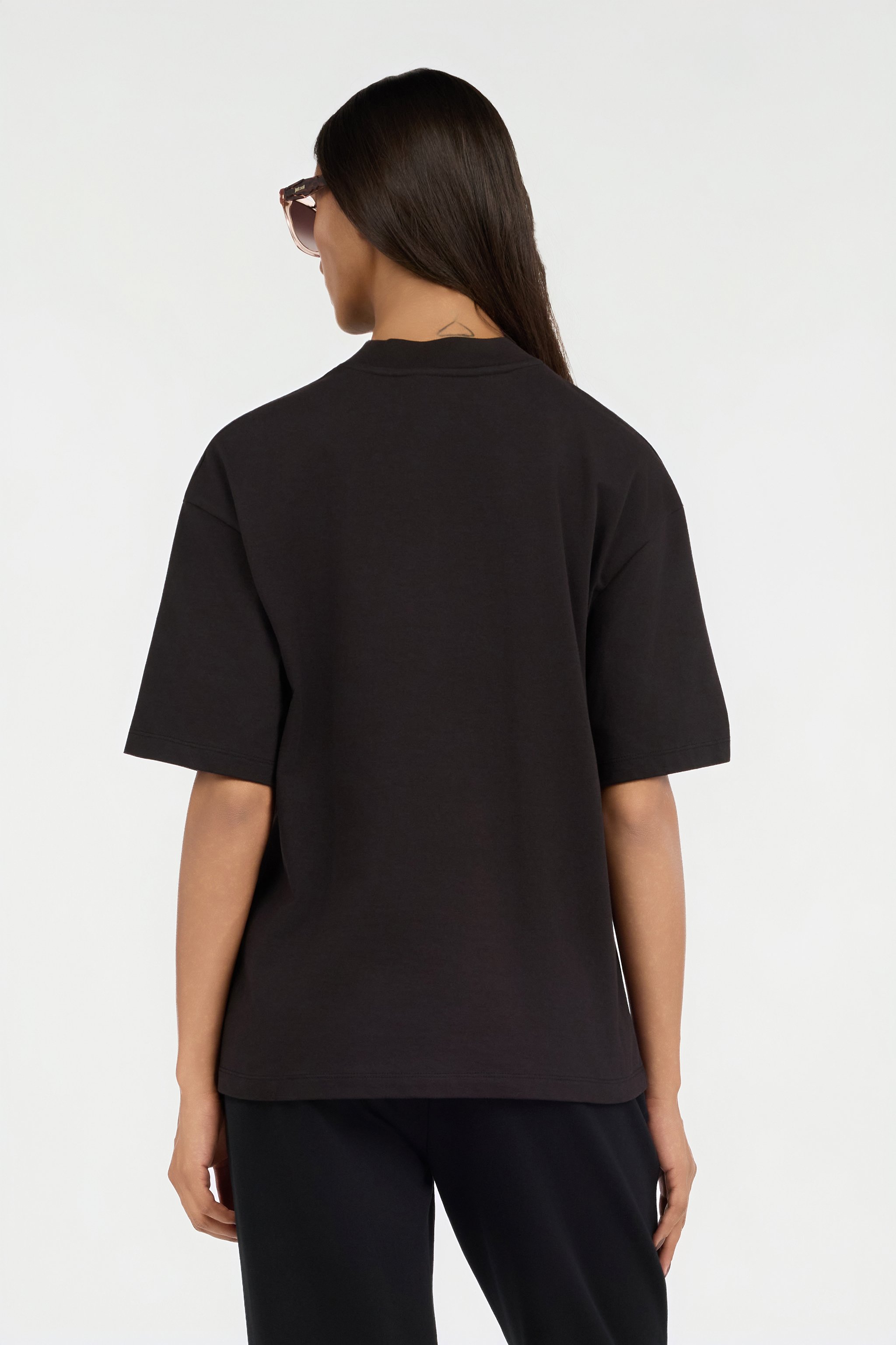Black High Neck T-shirt