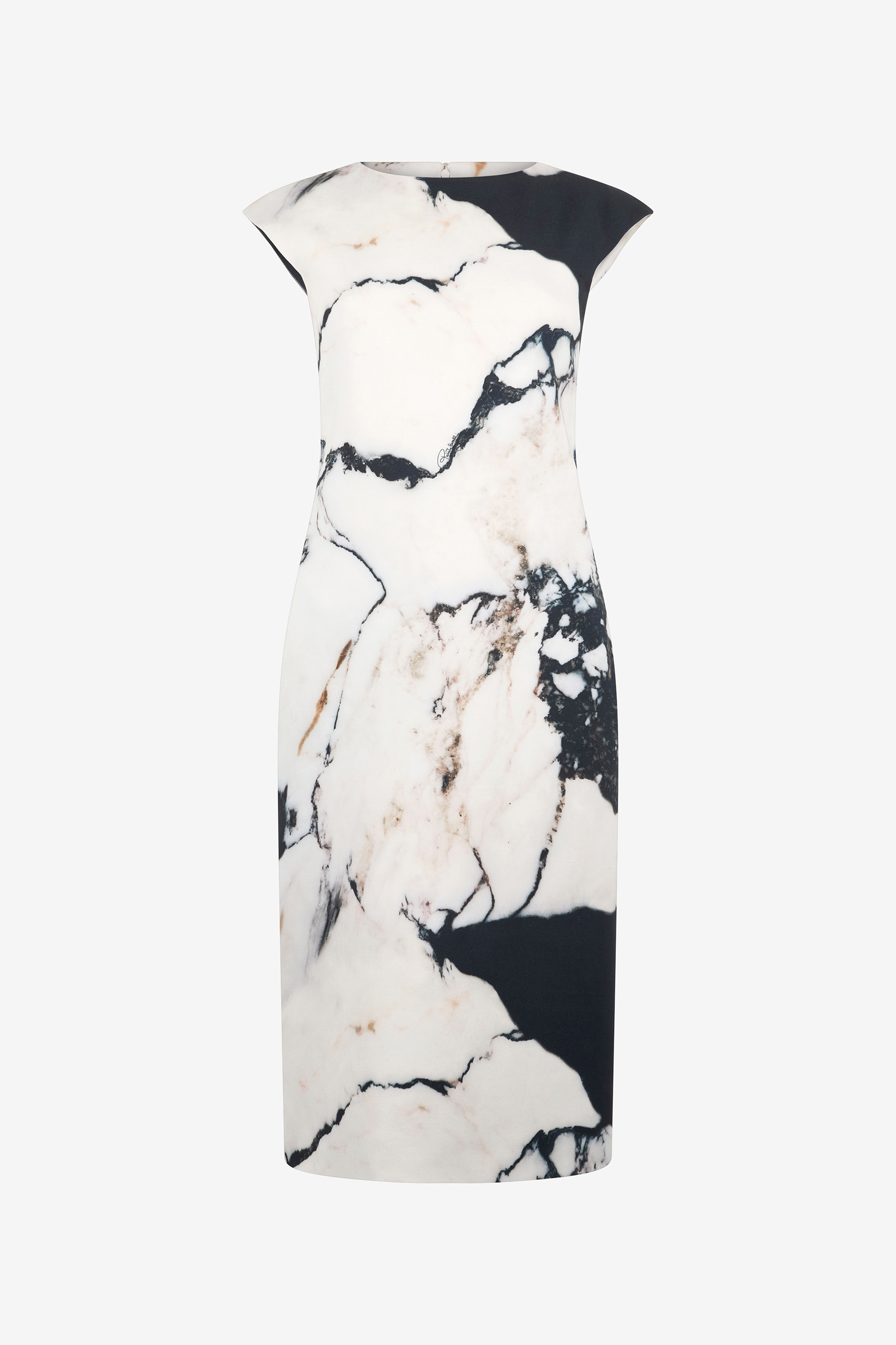 ROBERTO CAVALLI MIDIKLEID MIT PRINT MARBLE 