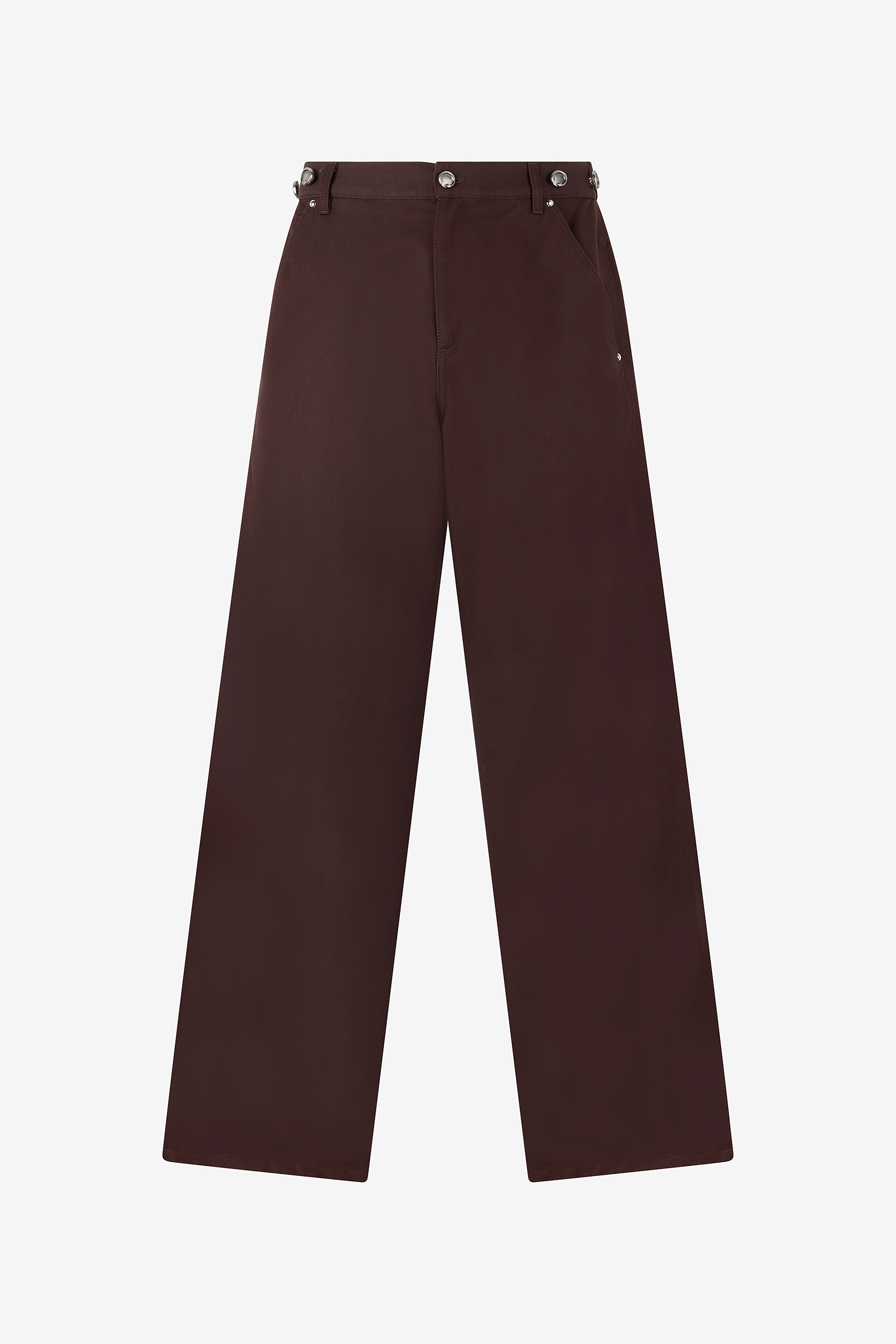 Roberto Cavalli Men's Brown Cotton-Blend Pants - Promo Sale Fw2025