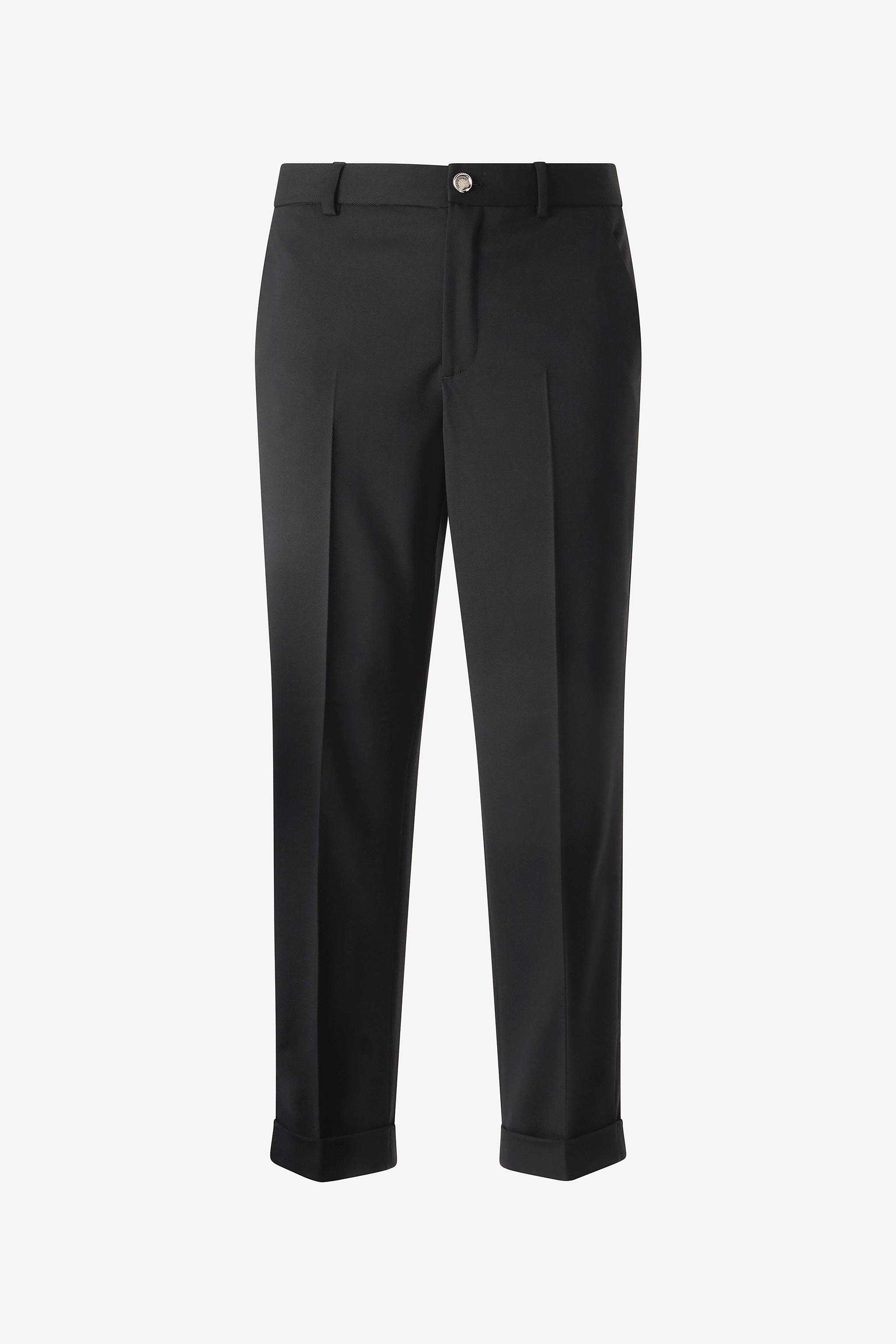 Roberto Cavalli Stretch Wool Pants In Black