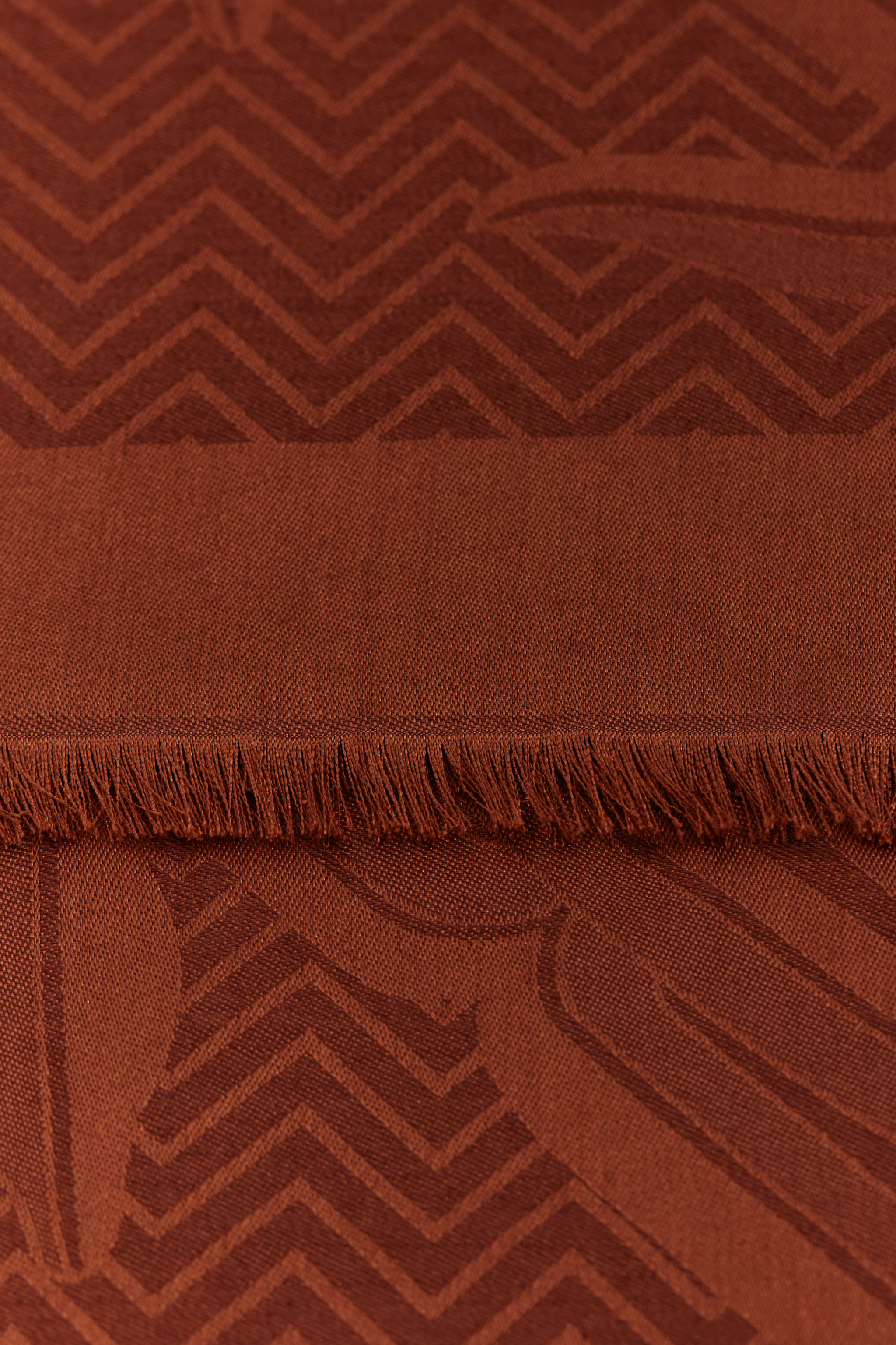 ROBERTO CAVALLI JACQUARD SHAWL WITH MIRROR SNAKE MONOGRAM