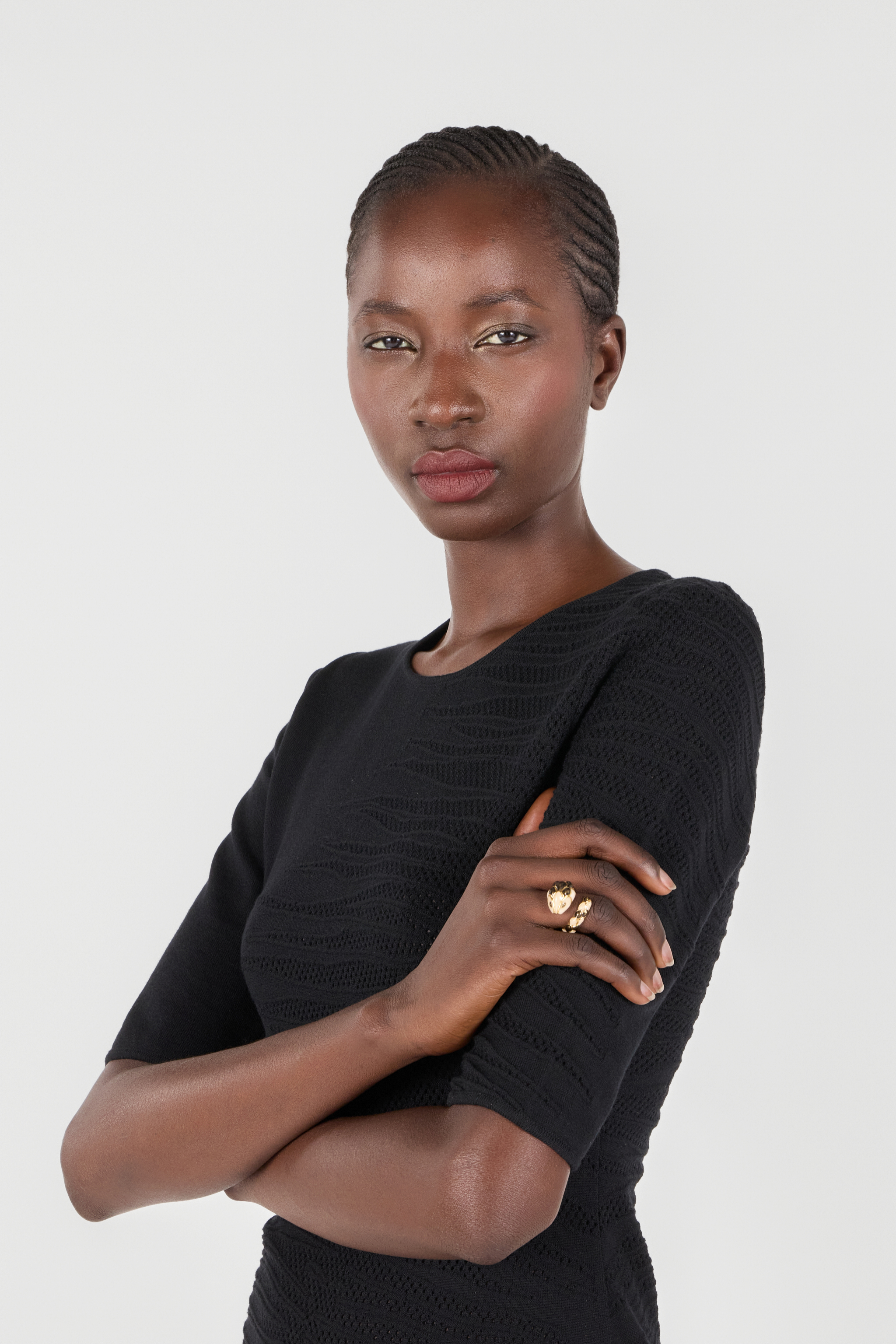 Shop Roberto Cavalli Snake Ring In Black