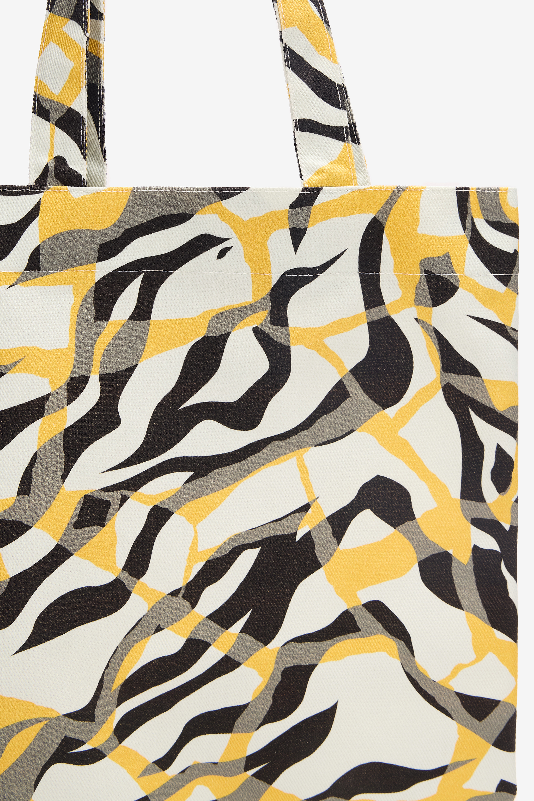 Roberto Cavalli Shopper Bag With Animal Print In Multicolor