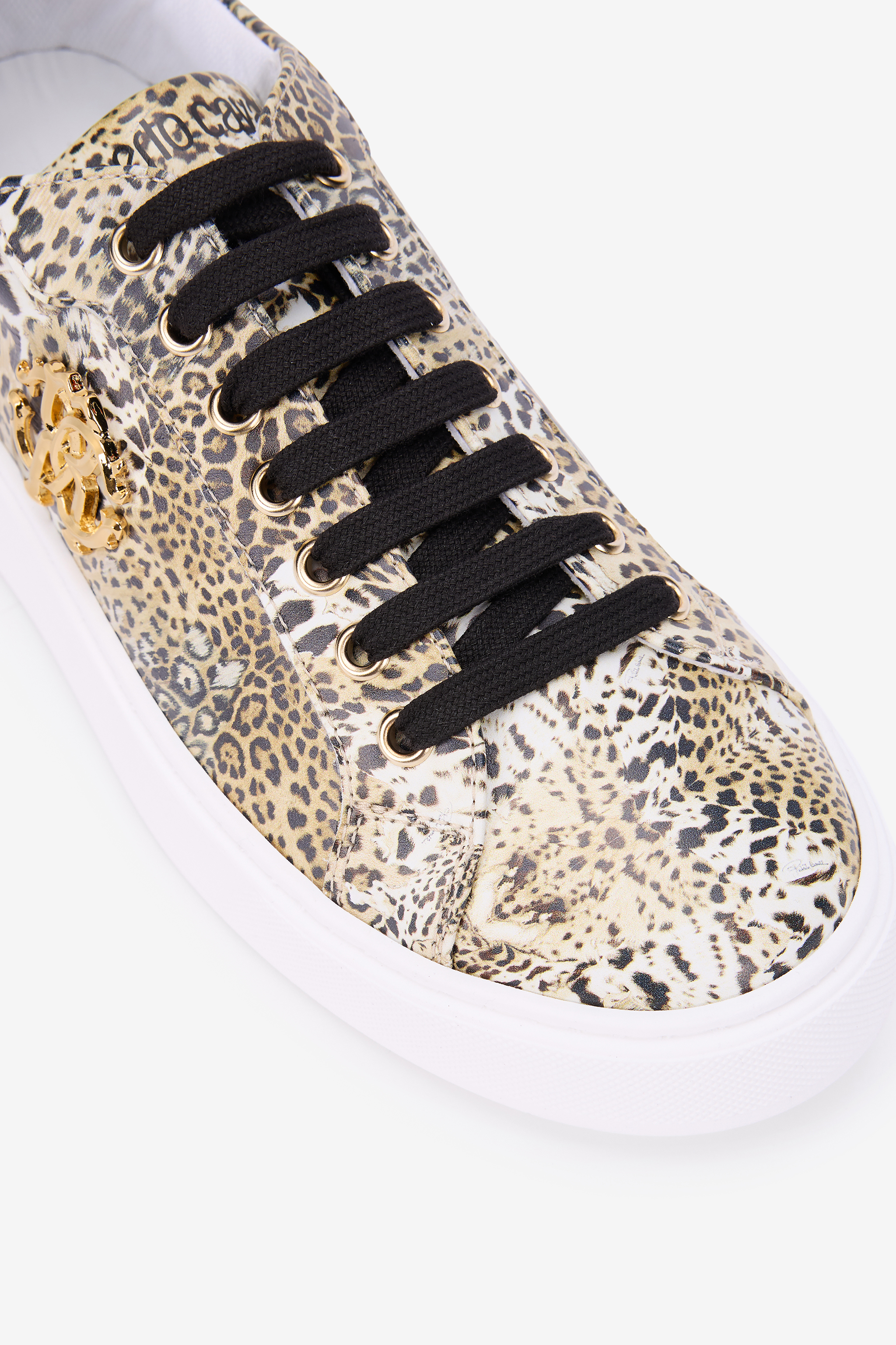 Leopard Print Sneaker with Monogram RC
