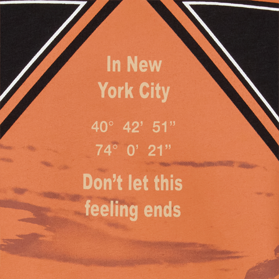 Black T-Shirt with Graphic and Logo