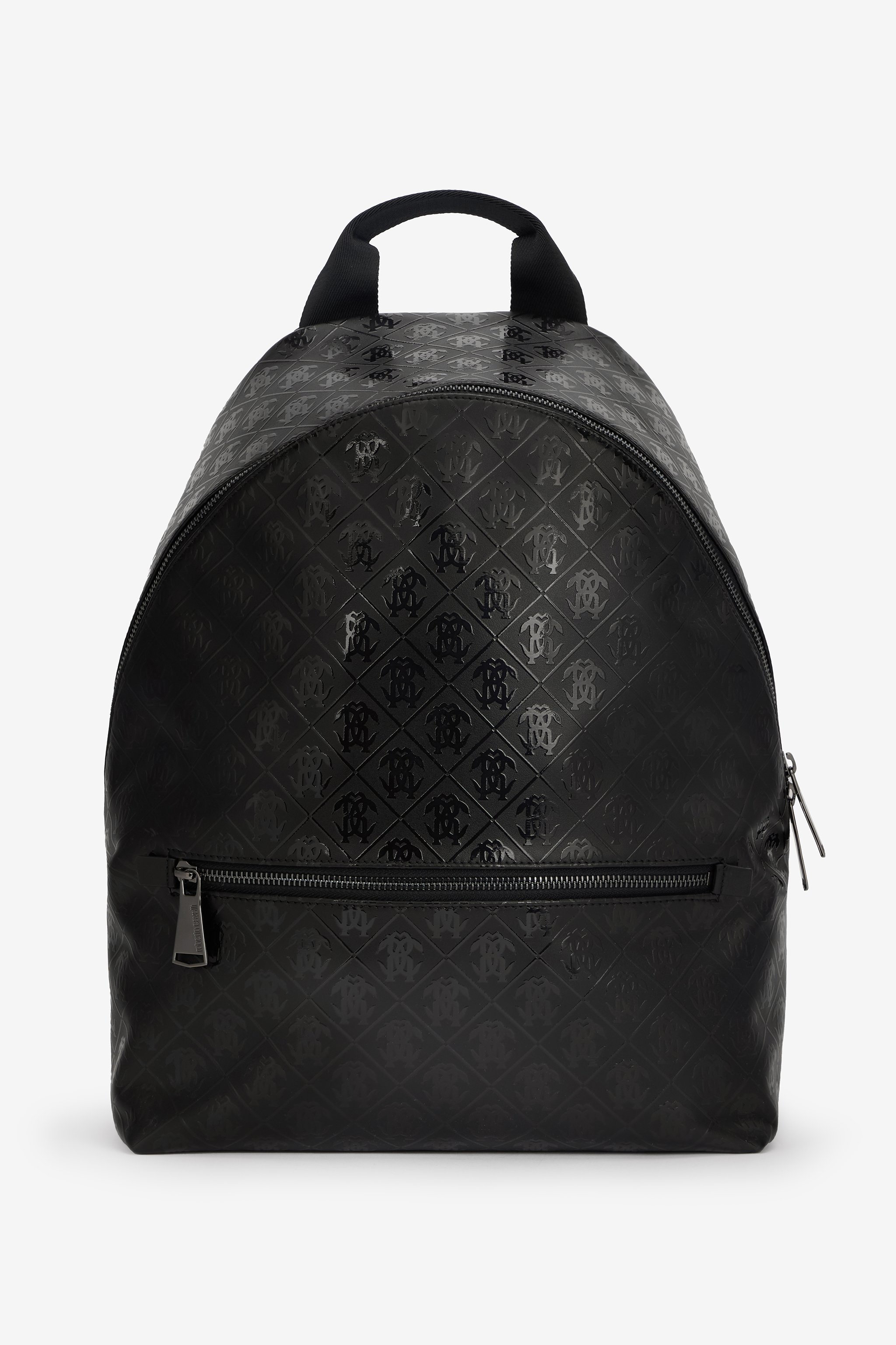 Backpack With All-Over Mirror Snake Monogram