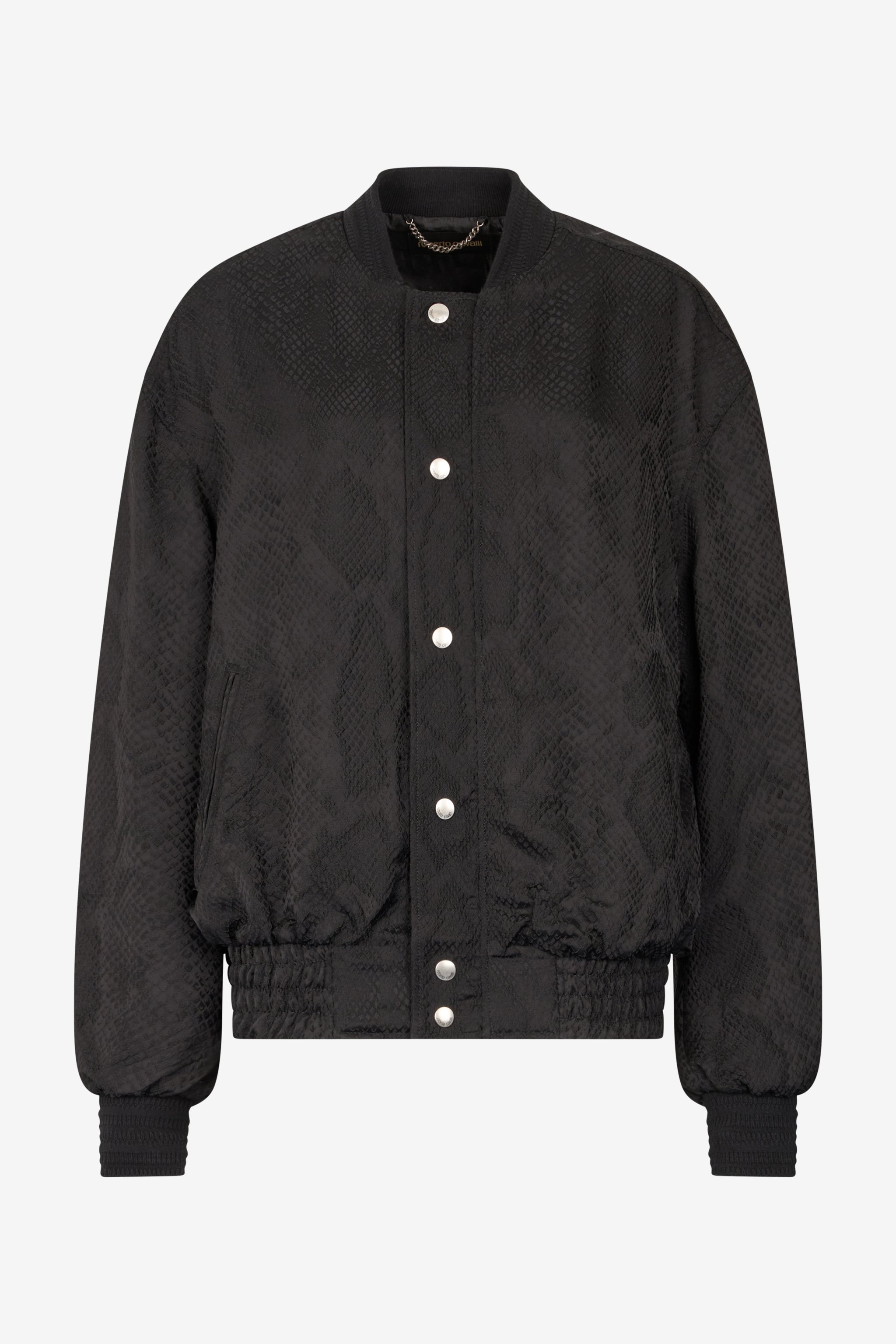 ROBERTO CAVALLI BOMBERJACKE MIT PYTHON-EFFEKT