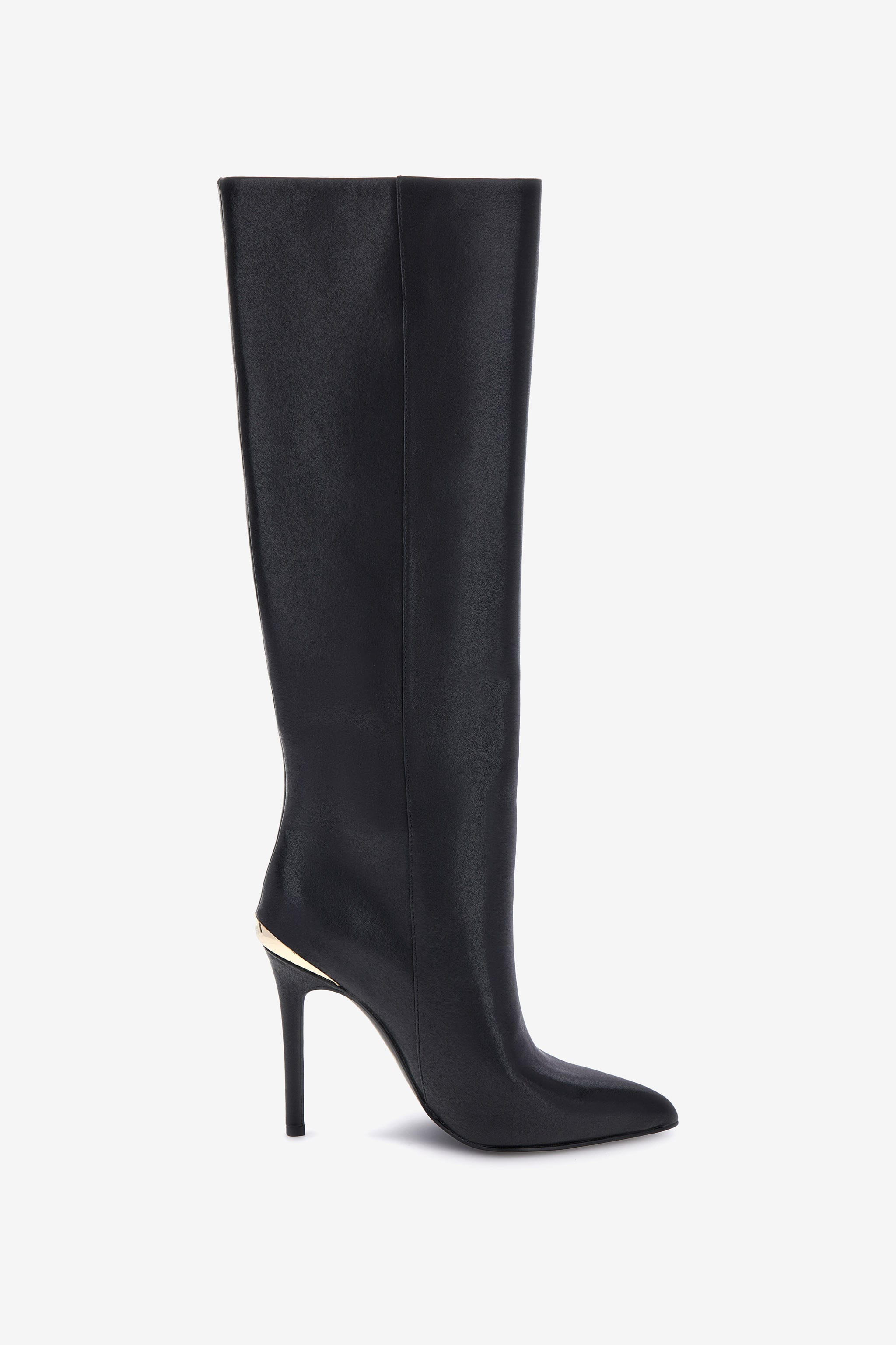 Just Cavalli Tiger Logo Boots in BLACK for Women | Roberto Cavalli®