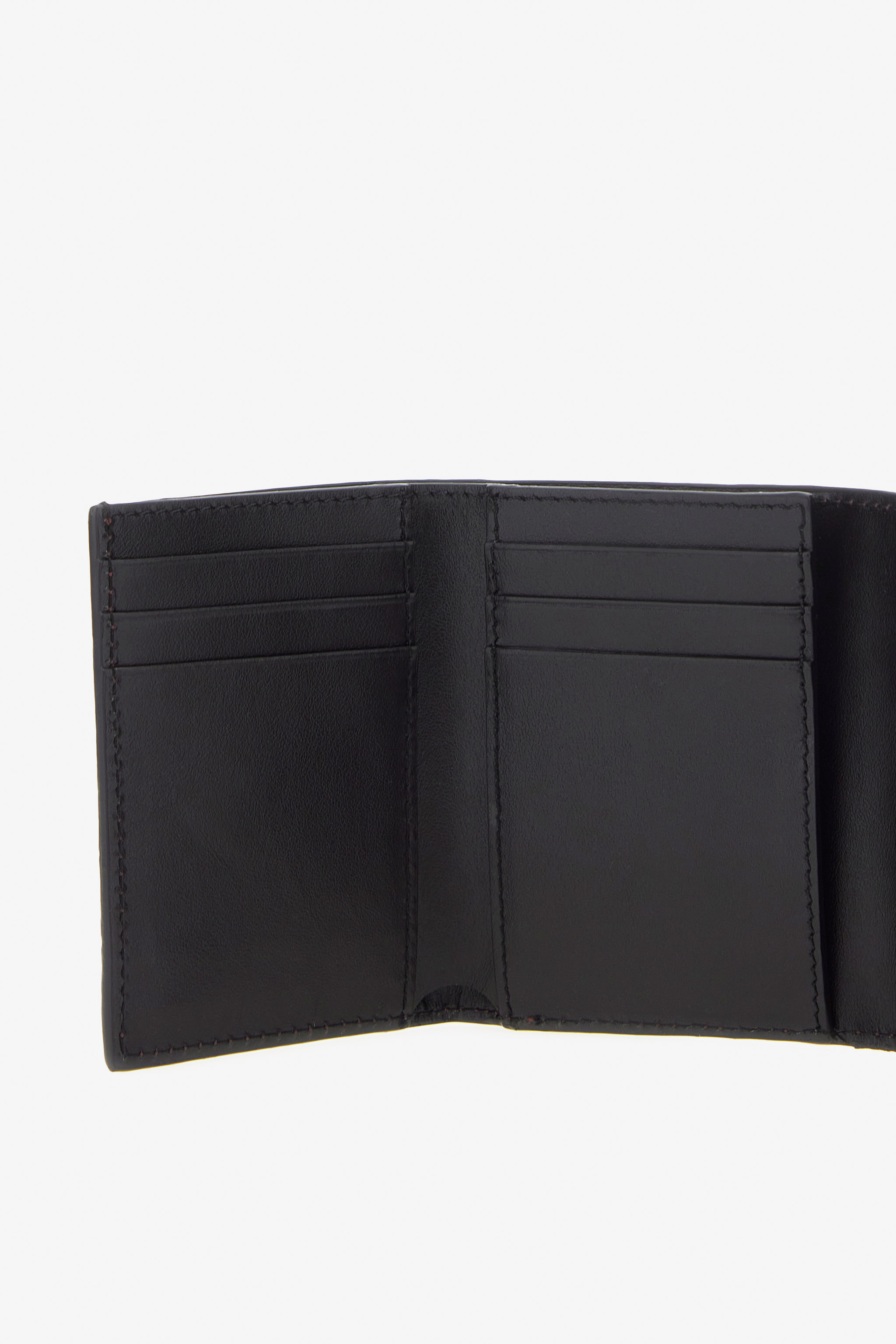 Roberto Cavalli Small Logo-print Leather Wallet In Purple