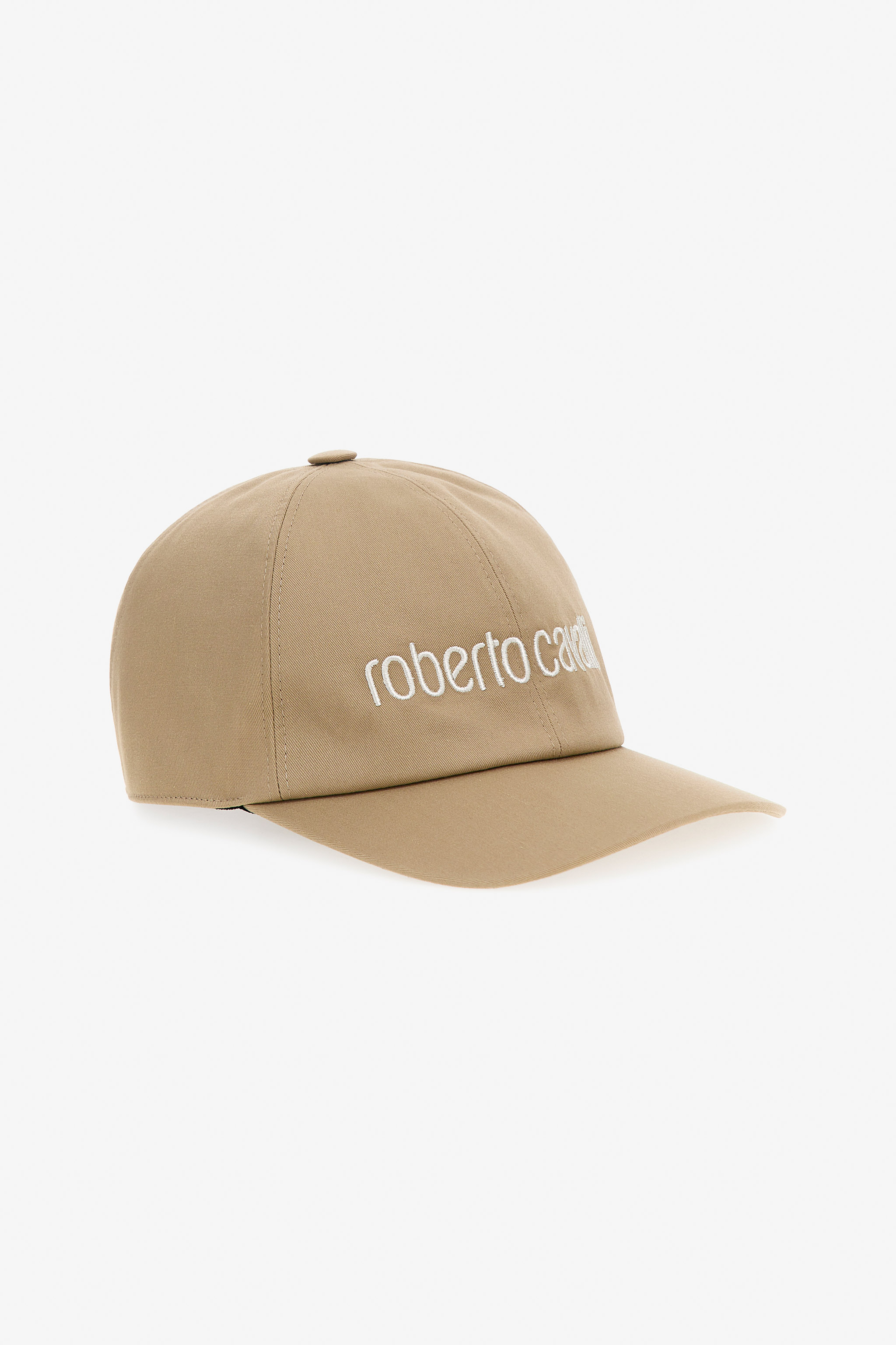 Roberto Cavalli , Hats & Caps, Female, Brown, One Size, Logo Baseball Cap Twill Fabric - Image 2