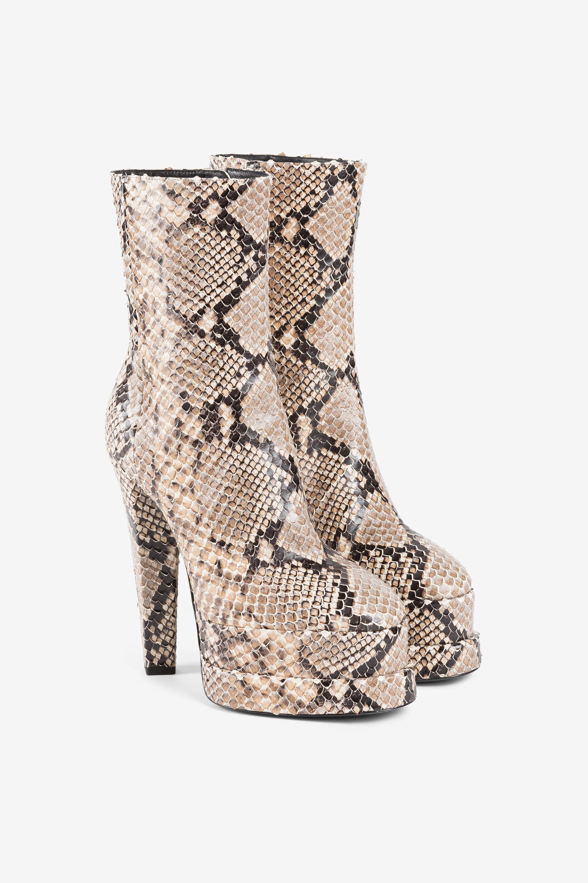 Roberto Cavalli Bootie In Light Brown