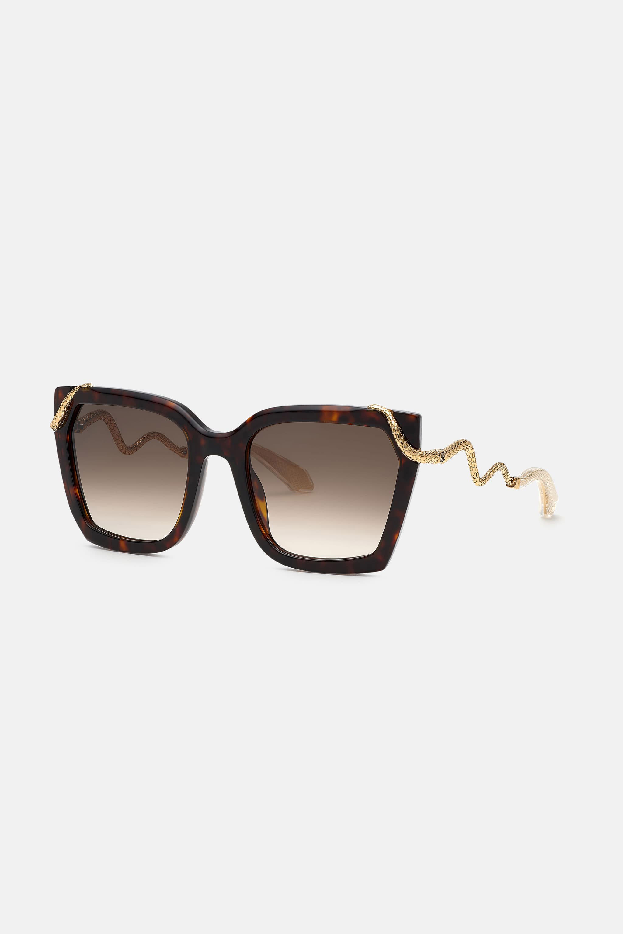 Roberto Cavalli Women's Black Sunglasses Snake Collection - Eyewear