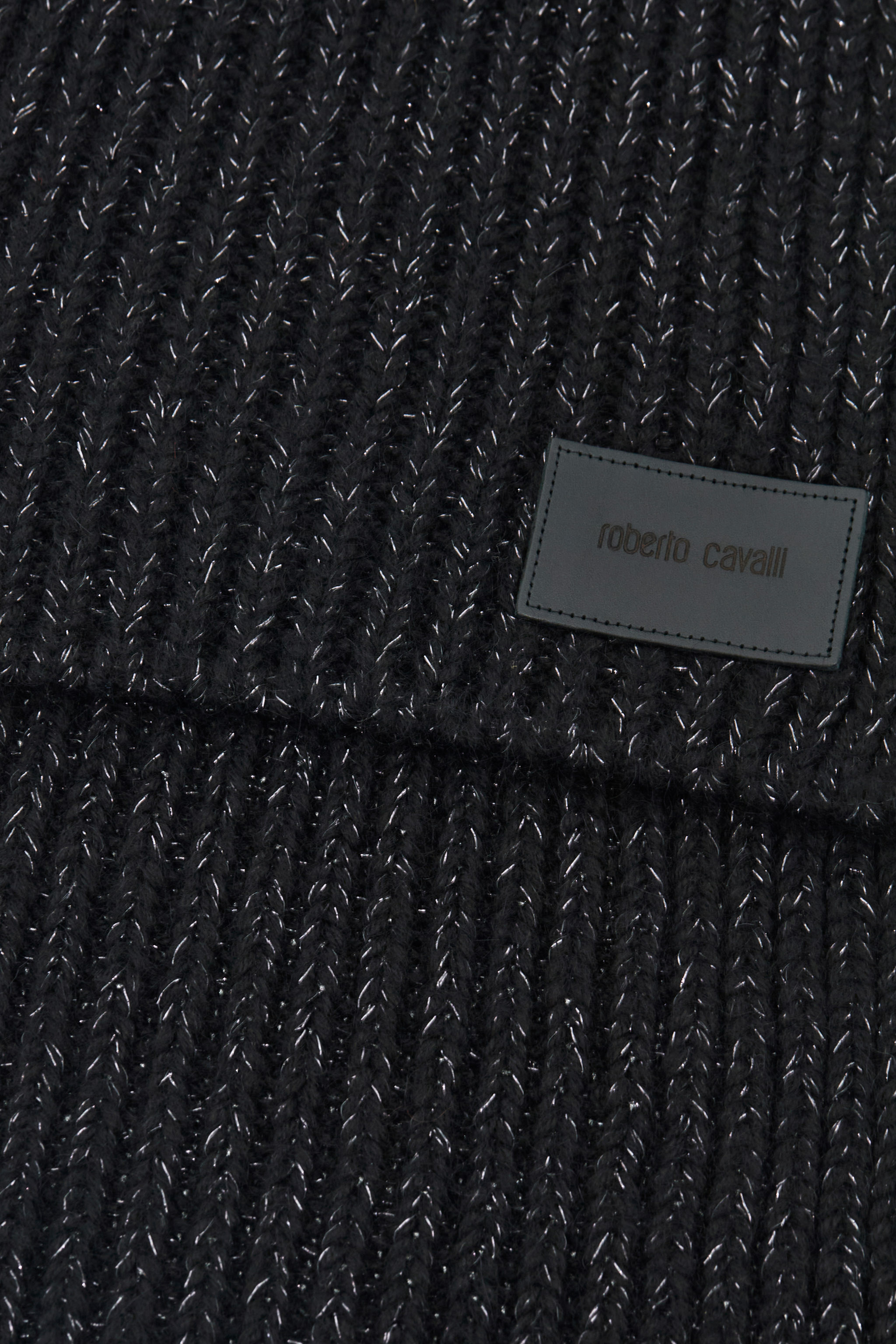 ROBERTO CAVALLI MOHAIR BLEND SCARF WITH BRANDED TAG 