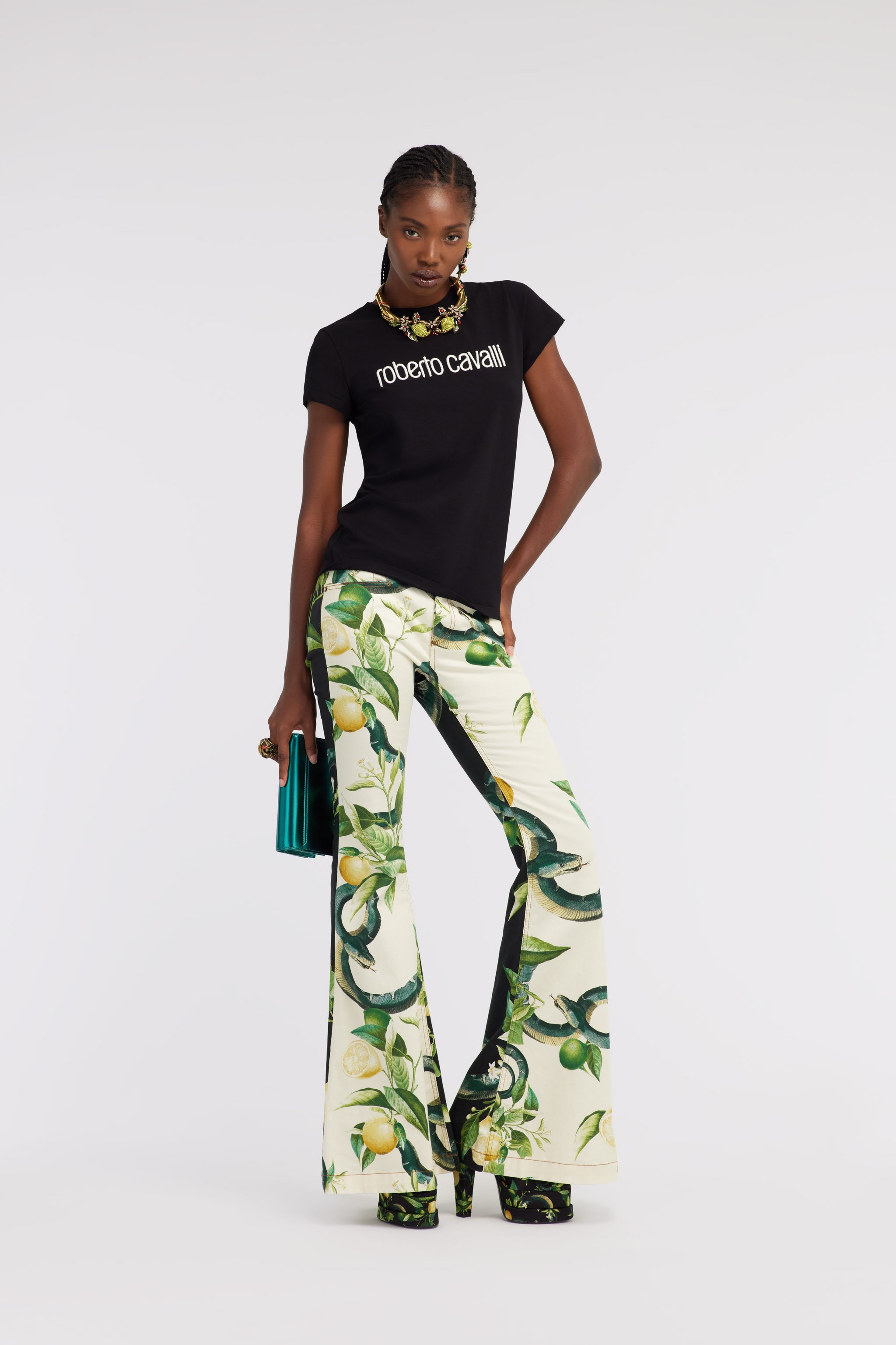 ROBERTO CAVALLI LOGO T-SHIRT