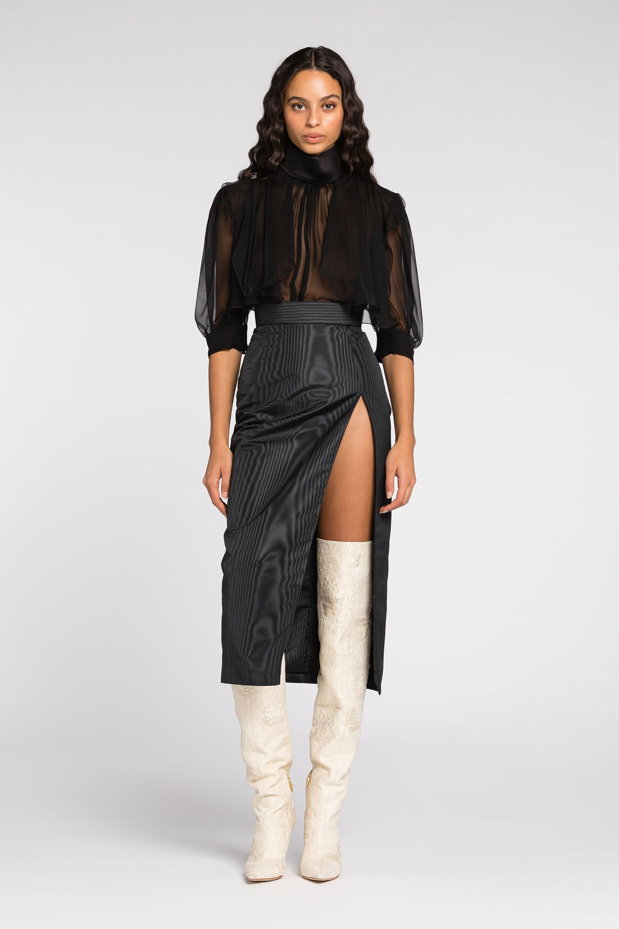 ROBERTO CAVALLI GERAFFTES SEIDENTOP