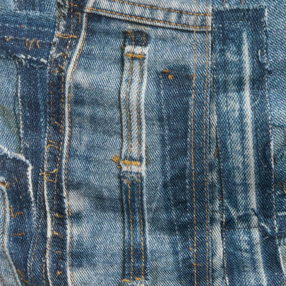 ROBERTO CAVALLI JEANSJACKE DER PATCHWORK CAPSULE COLLECTION 