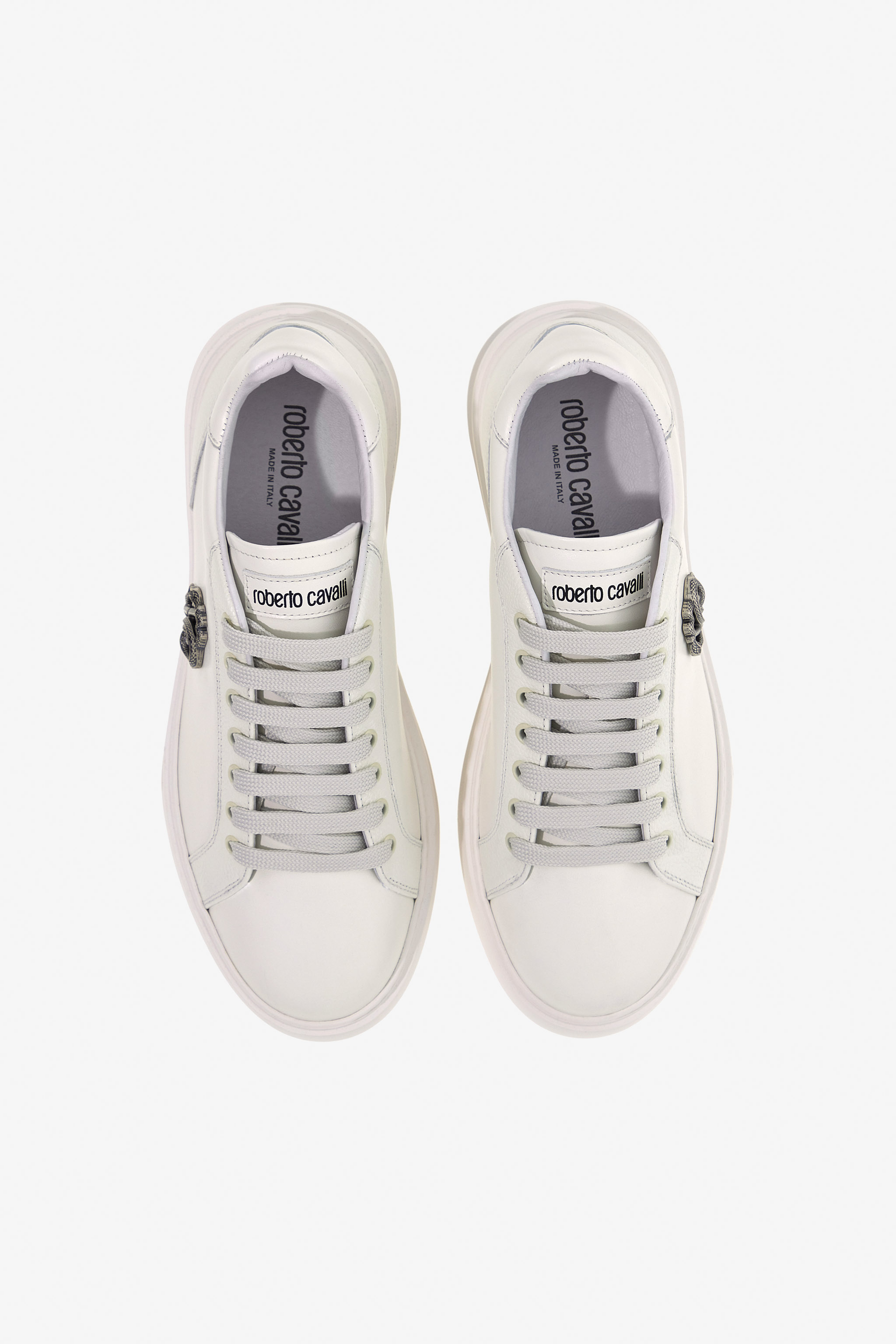 Roberto Cavalli Low-top Sneakers In White