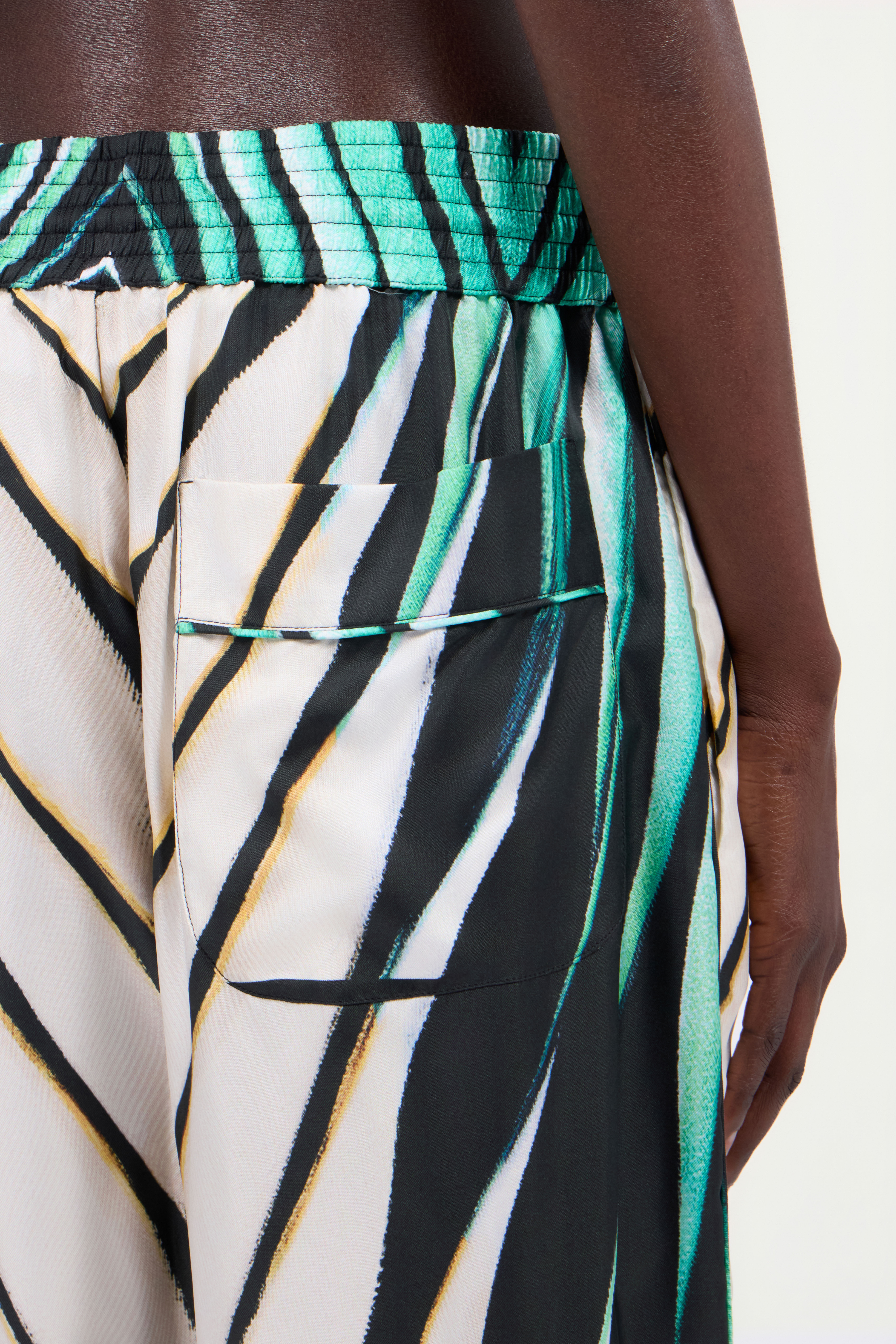 Tropical Elegance Palazzo Pants