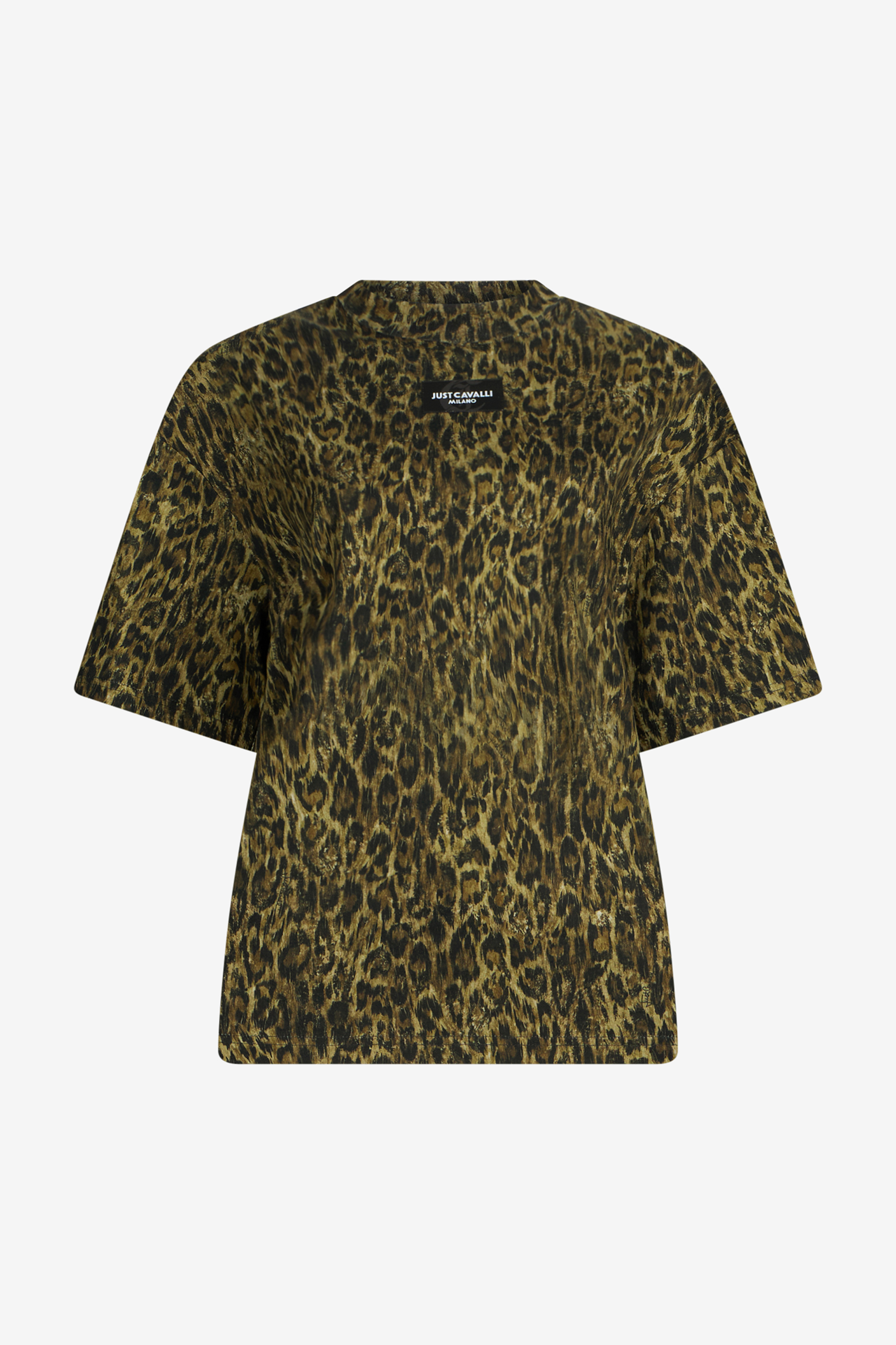 Roberto Cavalli Women's Leopard Print T-Shirt - T-Shirts Verde 185