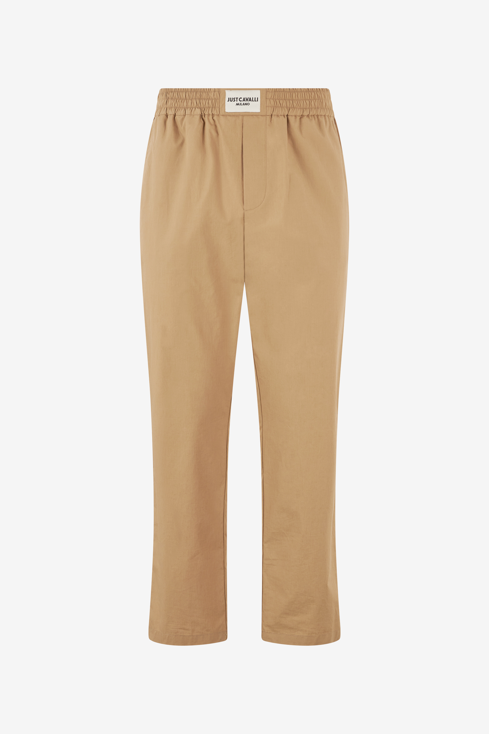 Cotton Pants With Front Logo