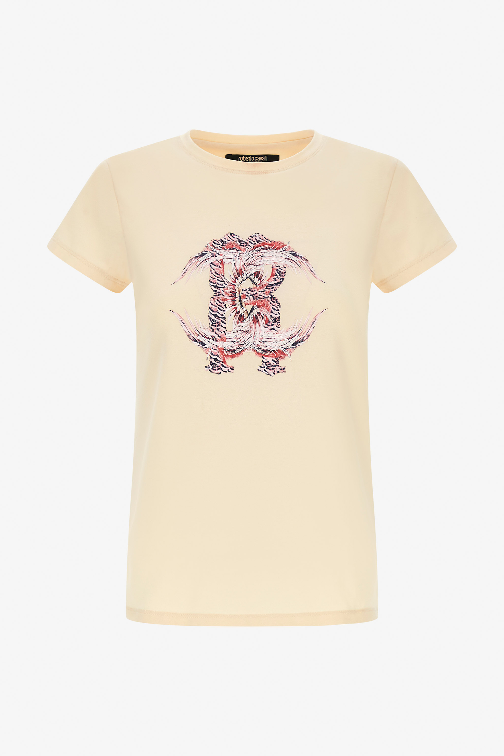 ROBERTO CAVALLI T-SHIRT MIT MONOGRAM RC 