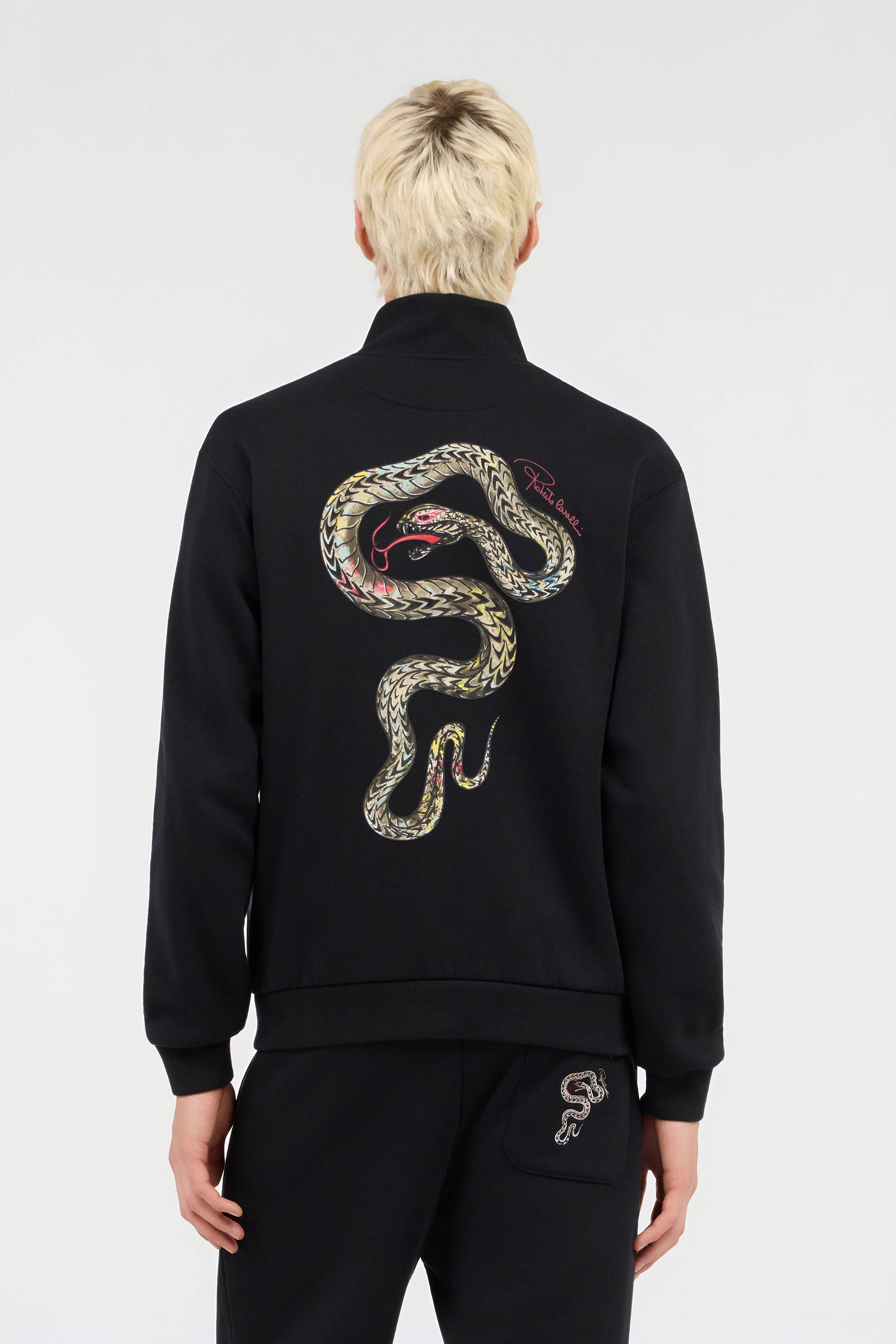 Viper Tattoo Print Sweatshirt