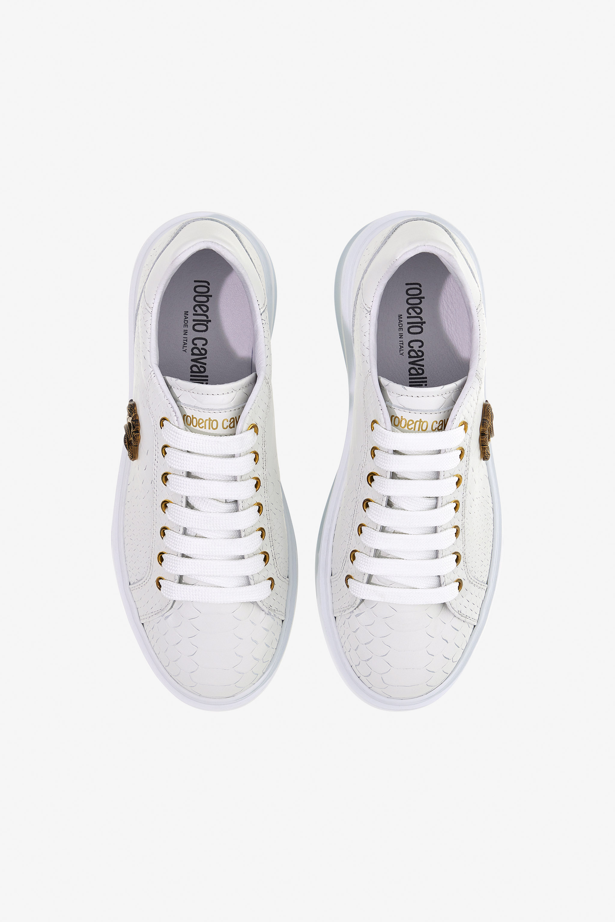 Roberto Cavalli Low-top Sneakers In White