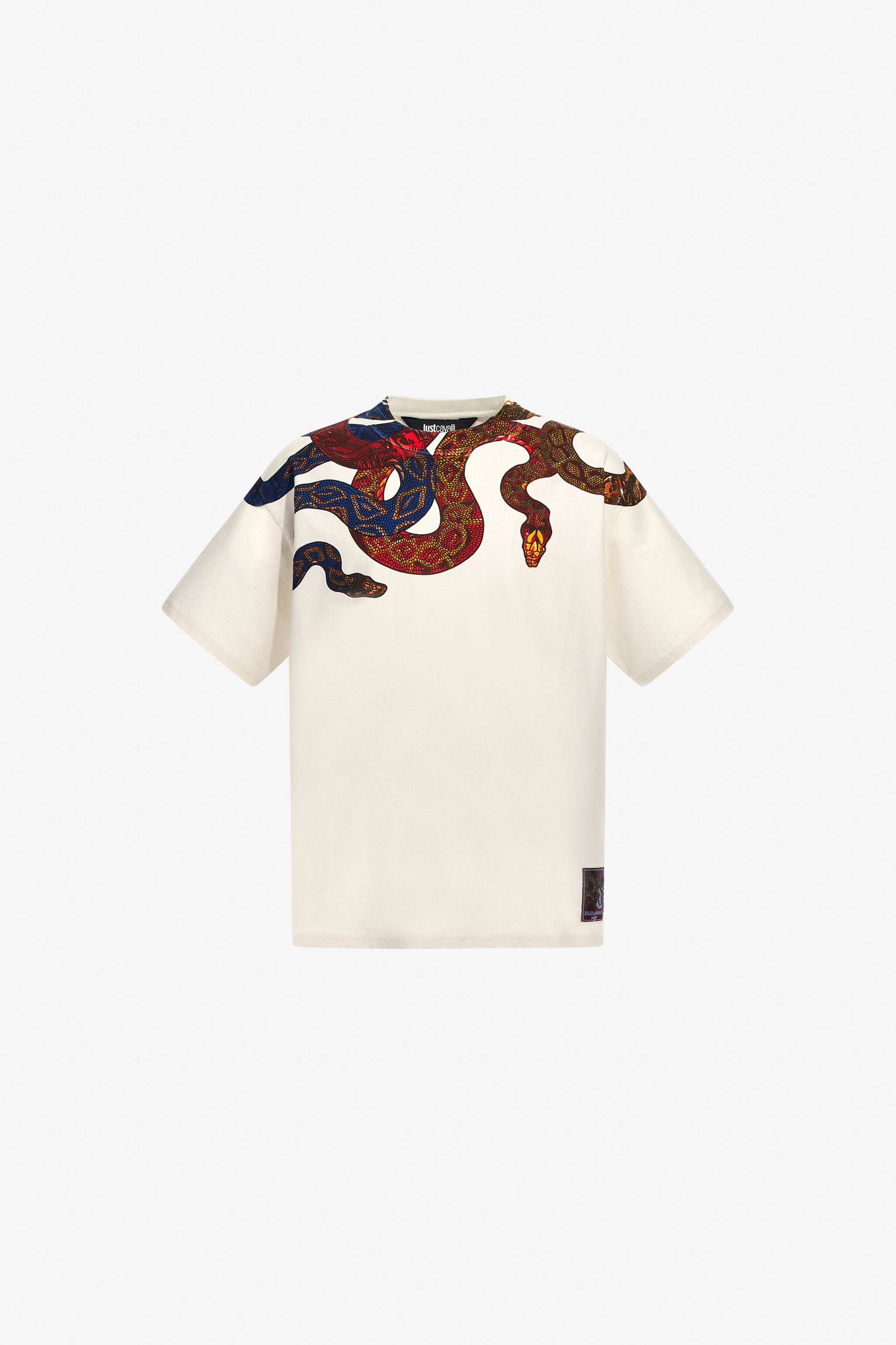 Just Cavalli T-shirt in Ivory for Men | Roberto Cavalli®