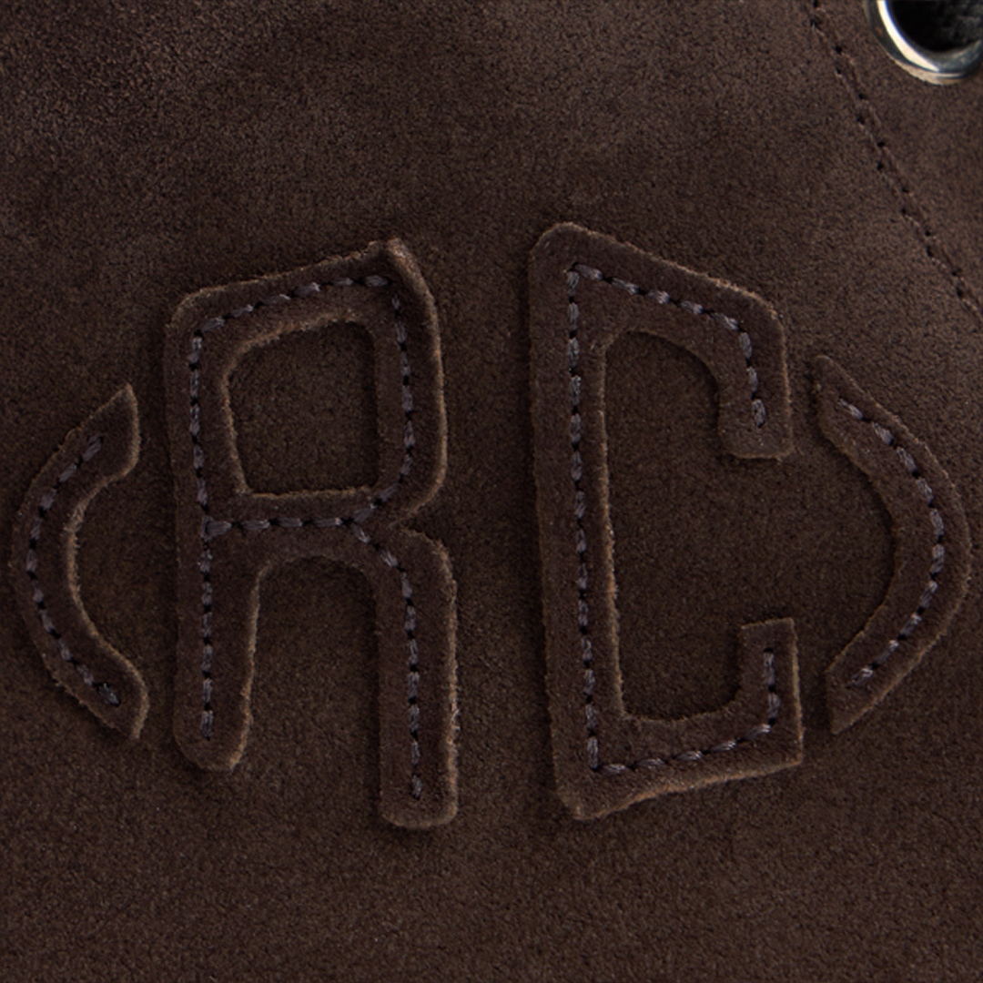 Roberto Cavalli High-top Sneakers Chocolate With Rc Monogram In Brown