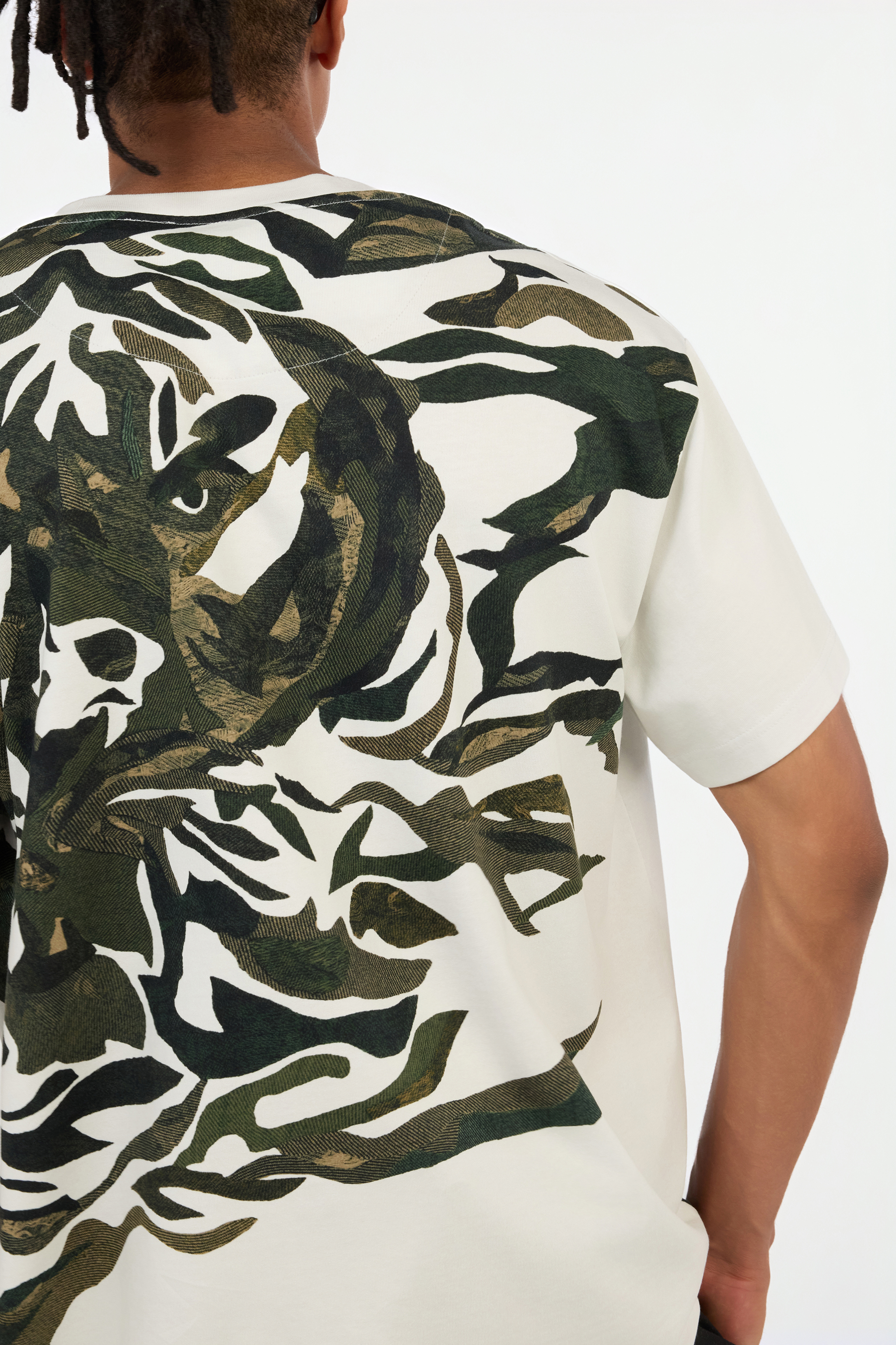 Tiger Camu Print T-Shirt
